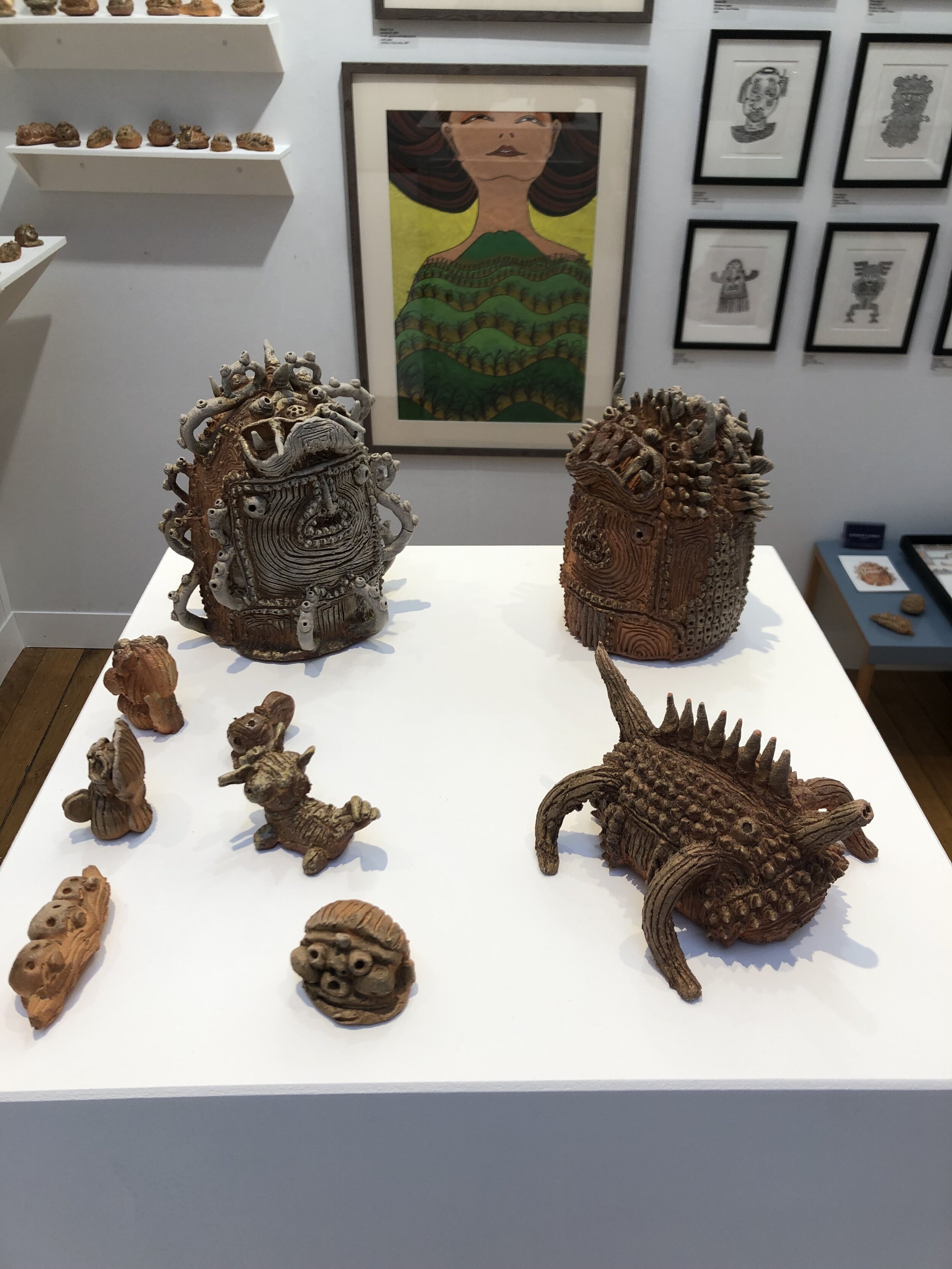   Booth at Outsider Art Fair Paris in 2019  