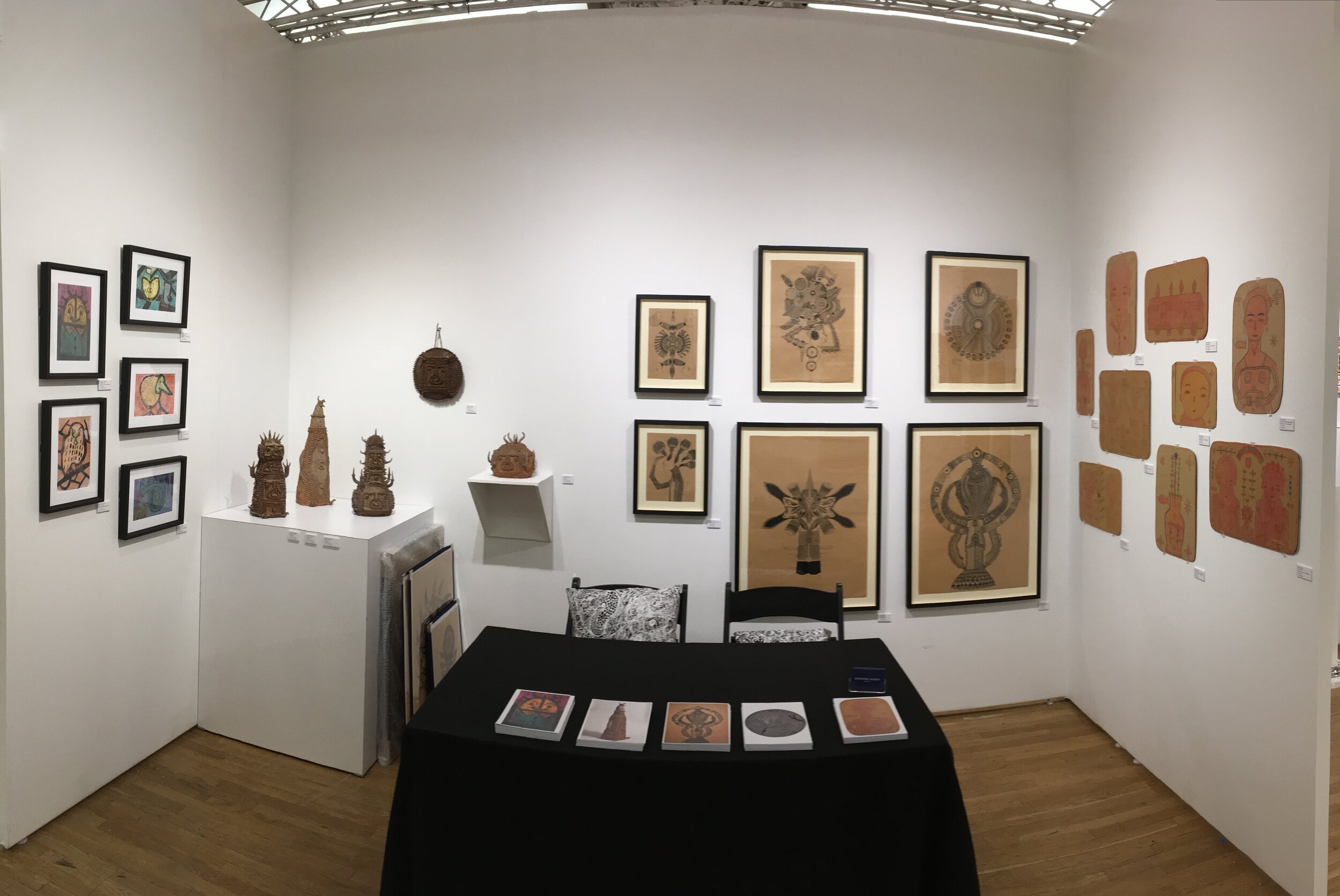   Booth at Outsider Art Fair New York 2018  