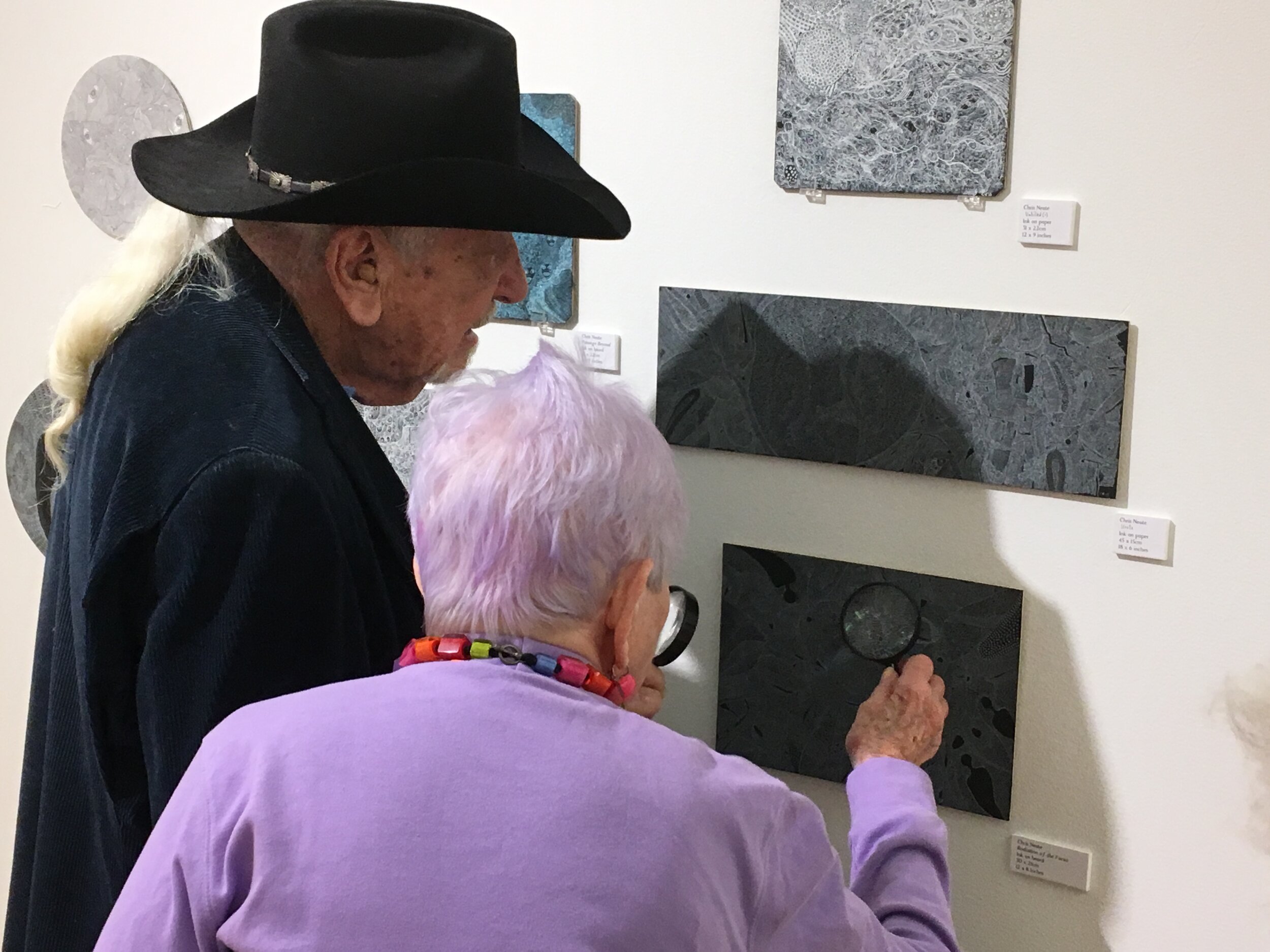   Audiences looking in depth at Chris Neate’s work  