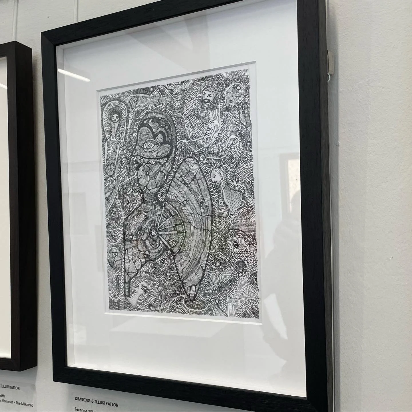   Installation photograph from the Oxmarket Open 2022 featuring Terence Wilde’s work  