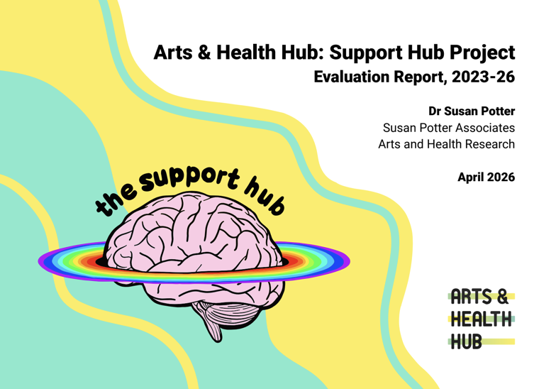 ARTS &amp; HEALTH HUB ‘SUPPORT HUB’ PROJECT - END OF 3-YEAR FUNDING