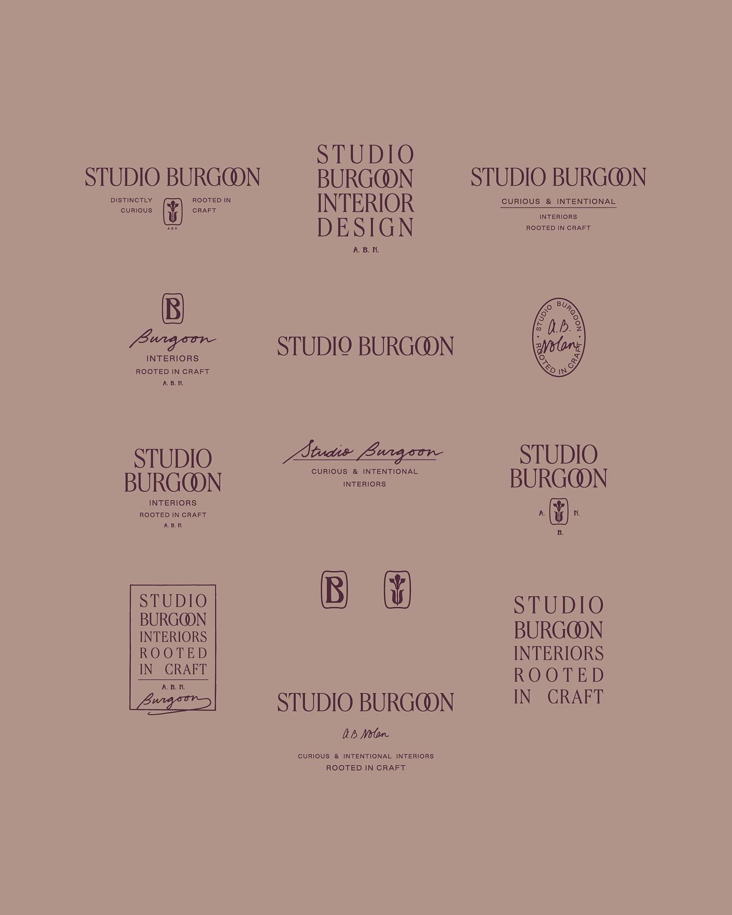 Branding developed in May for @studioburgoon #todayatsaturday