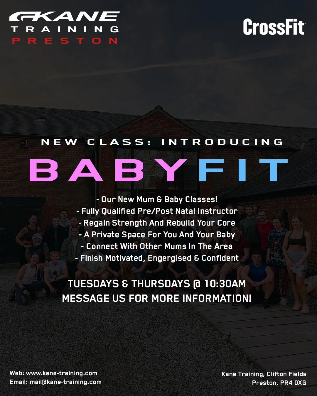 COMPETITION TIME 🤩
A January gift for the new mums! ✌🏽🤎

To celebrate the introduction of our new mums &amp; baby class &ldquo;BabyFit&rdquo;, we are giving away a 3 month membership with access to our full timetable including BabyFit, for free!

