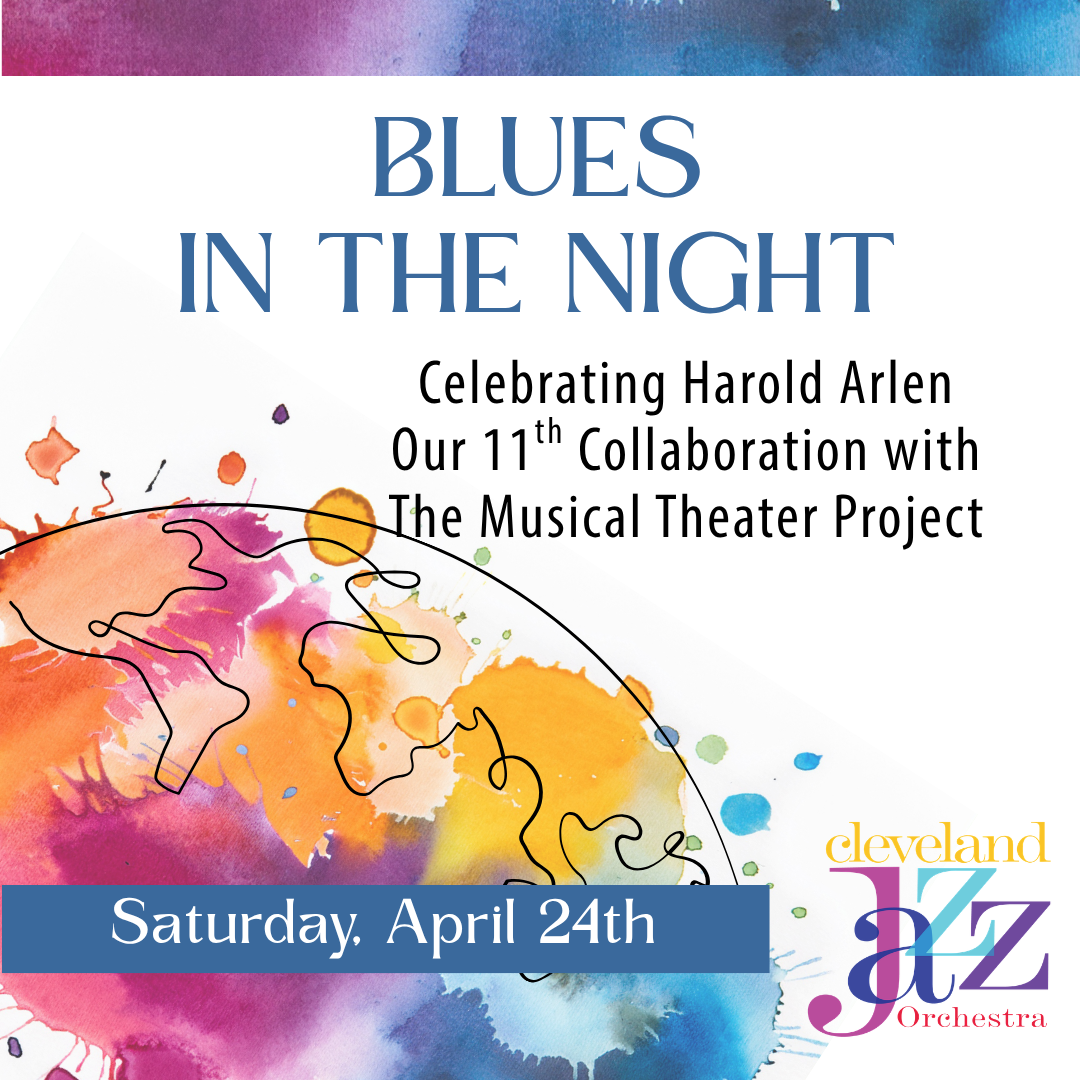 Blues in the Night concert poster for event April 24th