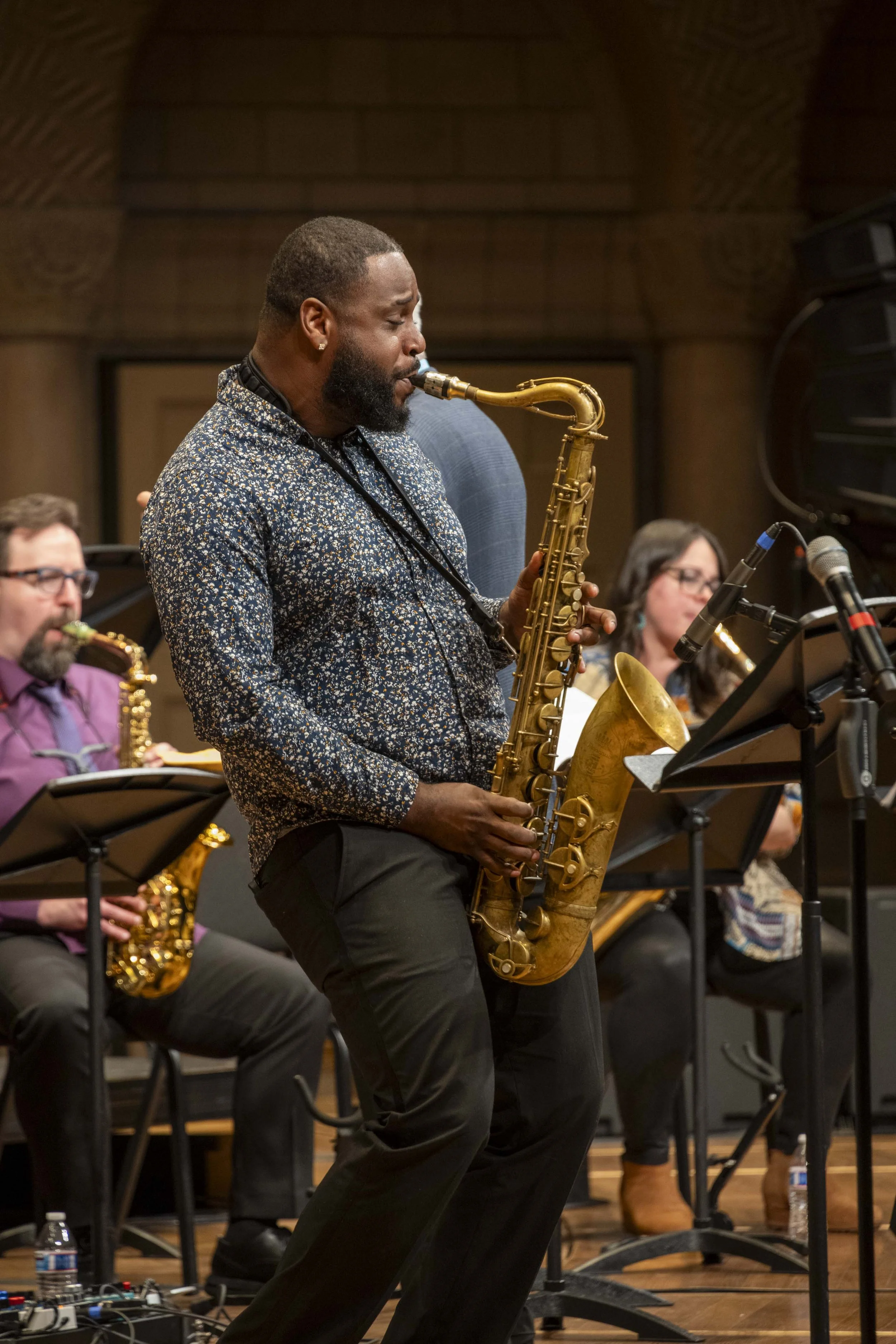 Johnny Cochran, Jr. soloing at the Maltz Performing Arts Center, 5.1.2026; Photo credit: Doug Klein