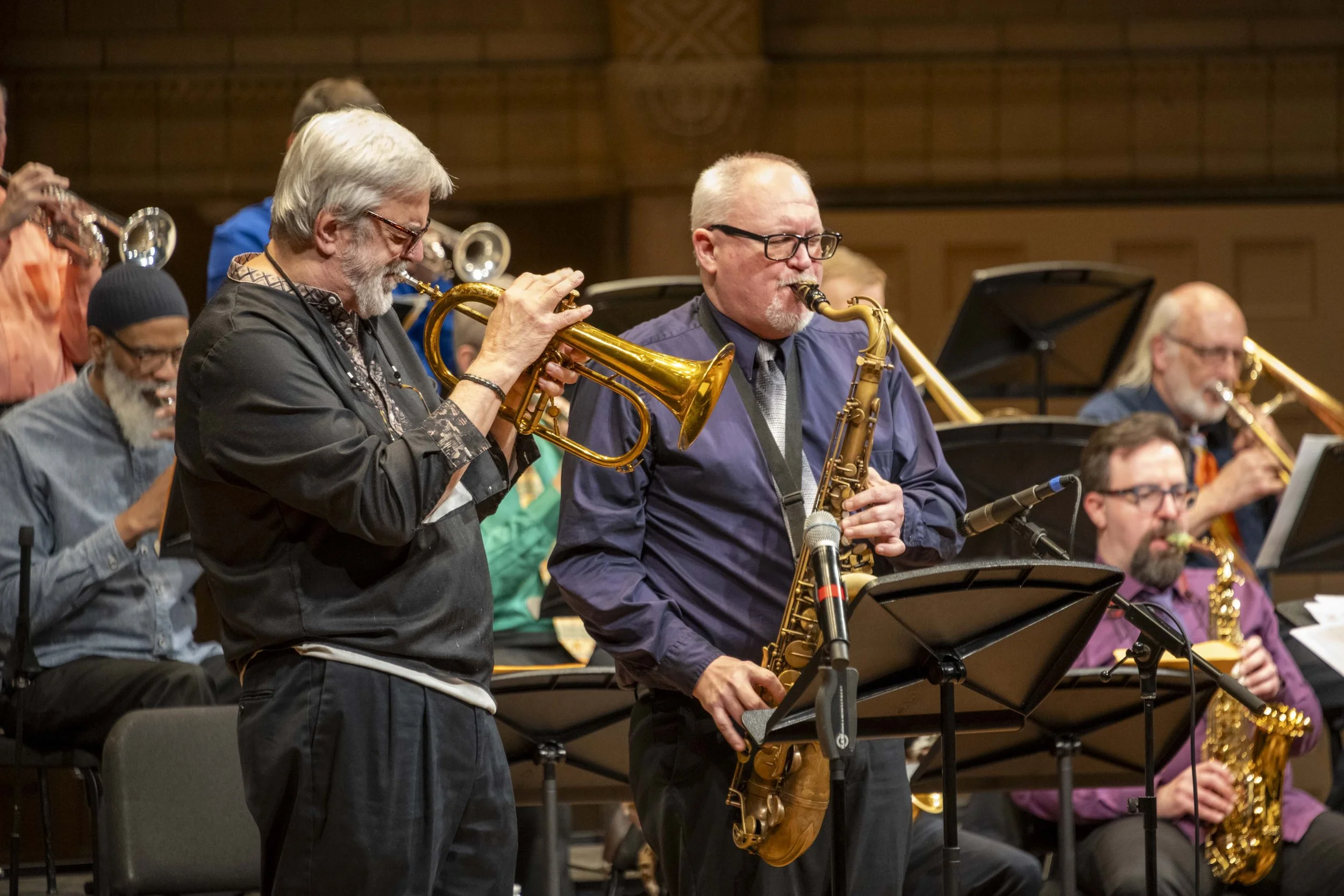 Jack Schantz and Chris Burge at the Maltz Performing Arts Center, 5.1.2026; Photo credit: Doug Klein