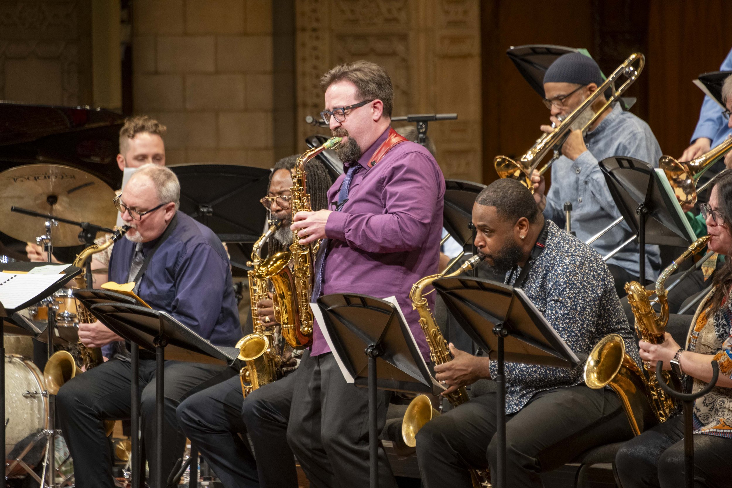 Brad Wagner soloing at the Maltz Performing Arts Center, 5.1.2026; Photo credit: Doug Klein
