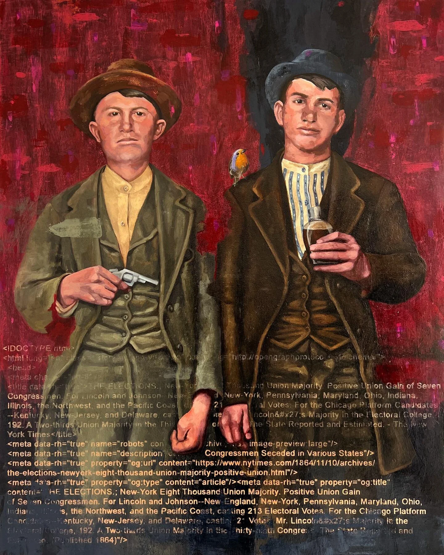 Grateful to share that I am working on a new body of work focused on reinterpreting Americana albeit on the surface for the sake of art, in metaphor and/or conceptually linking contemporary life, objects and issues within a historical context.

This 