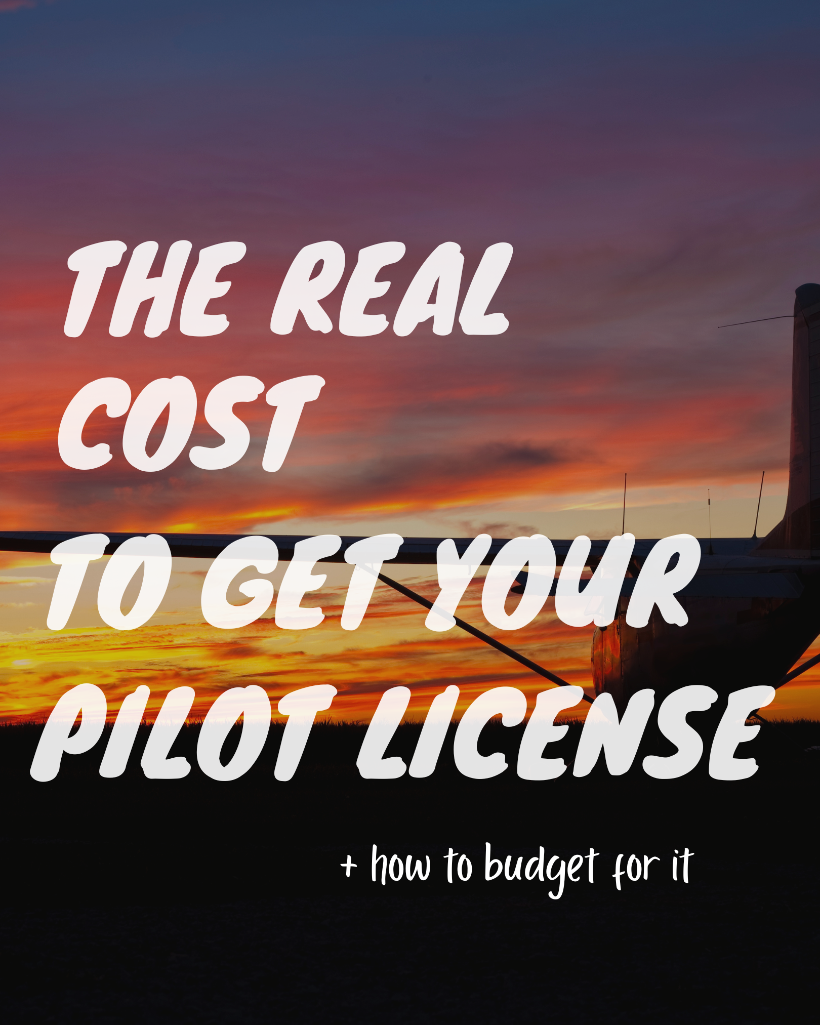 The Real Cost of Getting Your PPL + How to Budget for It