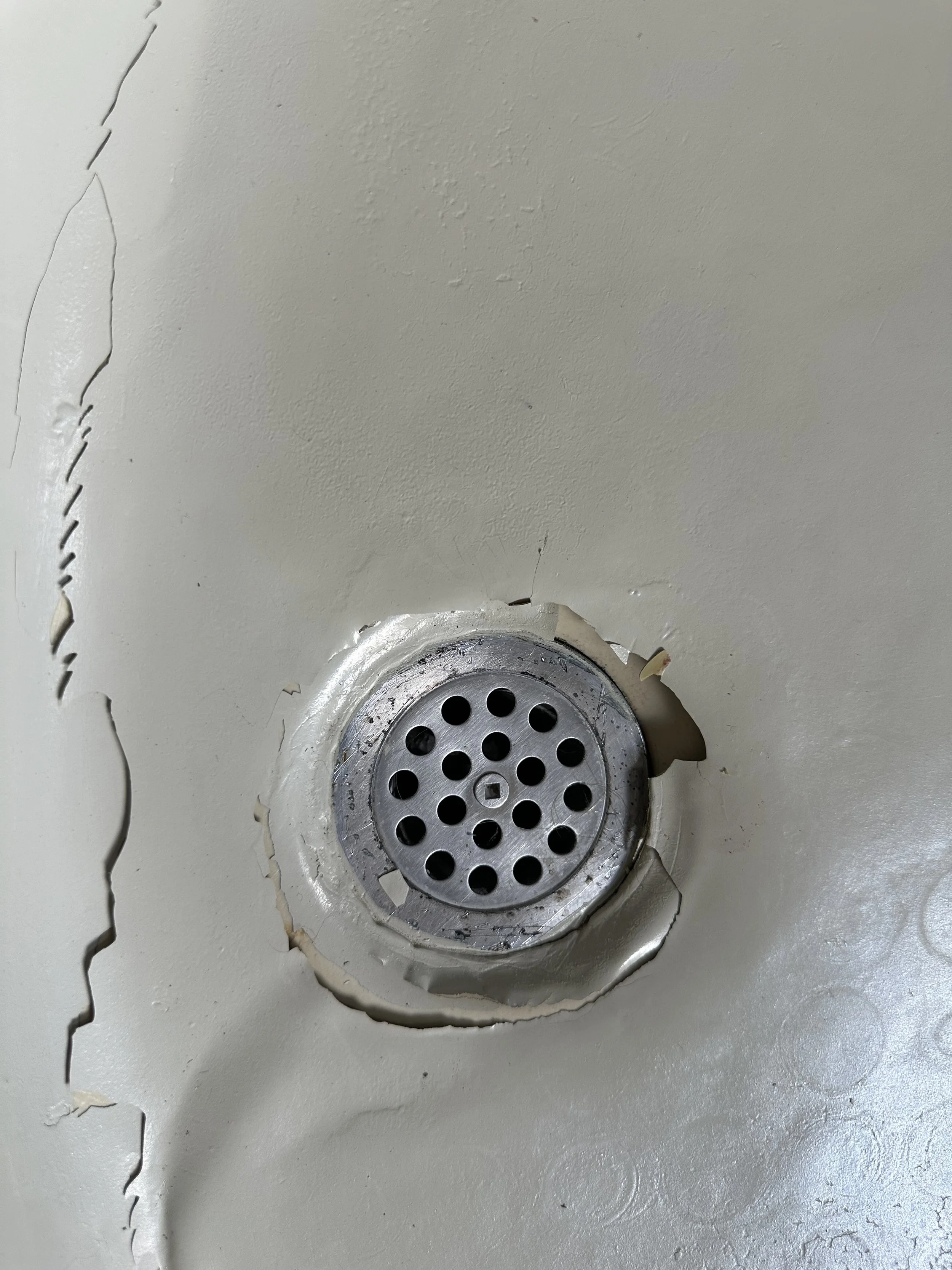Cracked RV shower customer would need to replace, but were discontinued.