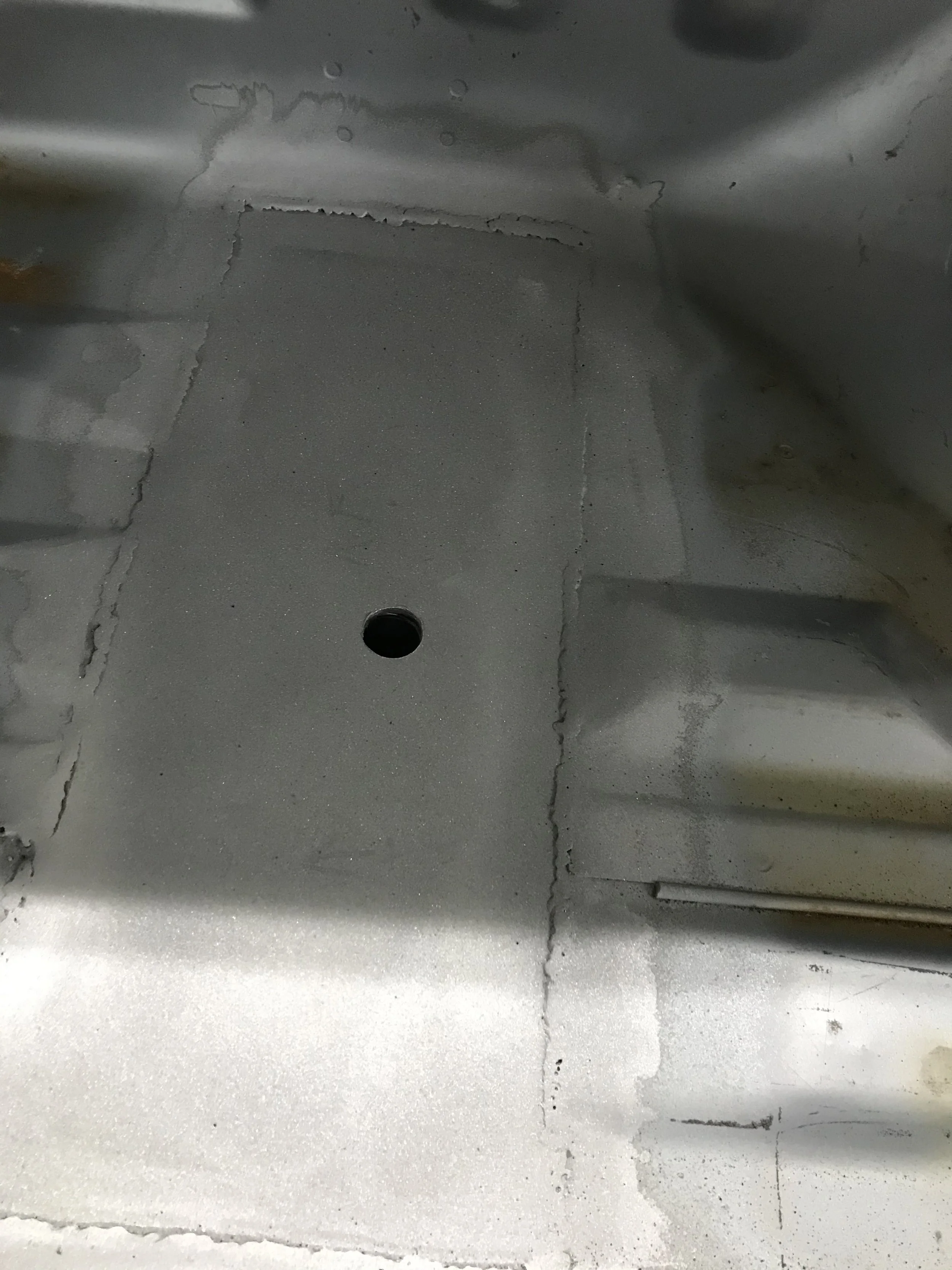 Patch panels welded in after the rust was cut out.