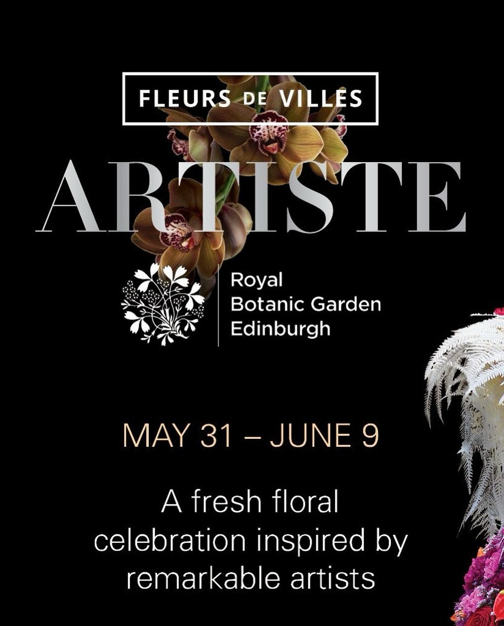 Very excited to be invited to show at the @fleursdevilles Edinburgh event, Artiste! May 31st-June 9th