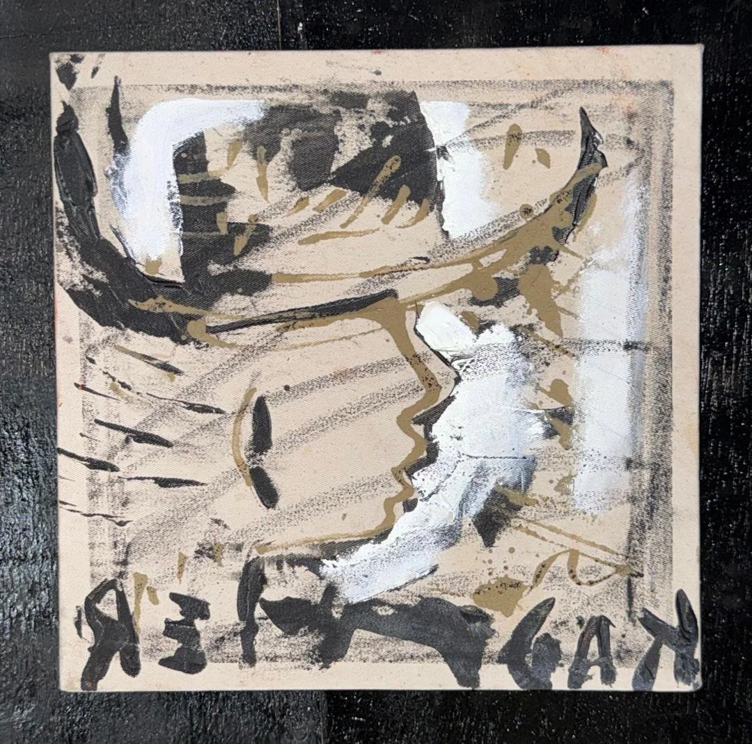 Un regard lointain  I  Original Painting | Monsoon Season Series (12'' x 12'')