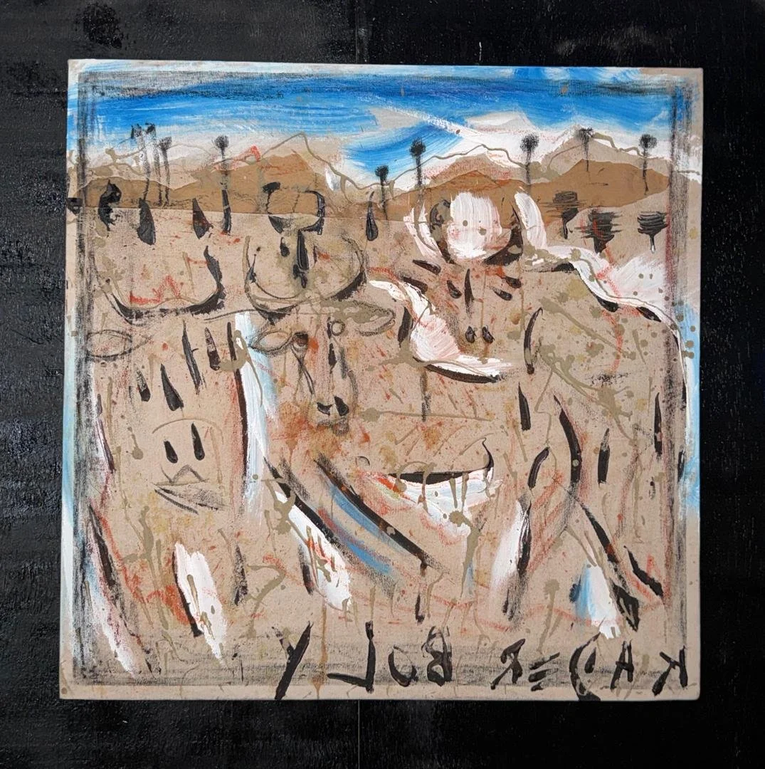 Ici les cieux sont bleus  I Original Painting | Monsoon Season Series (24'' x 24'')