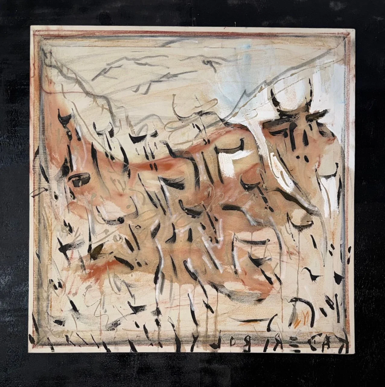 Good breeding I Original Painting | Monsoon Season Series (36'' x 36'')
