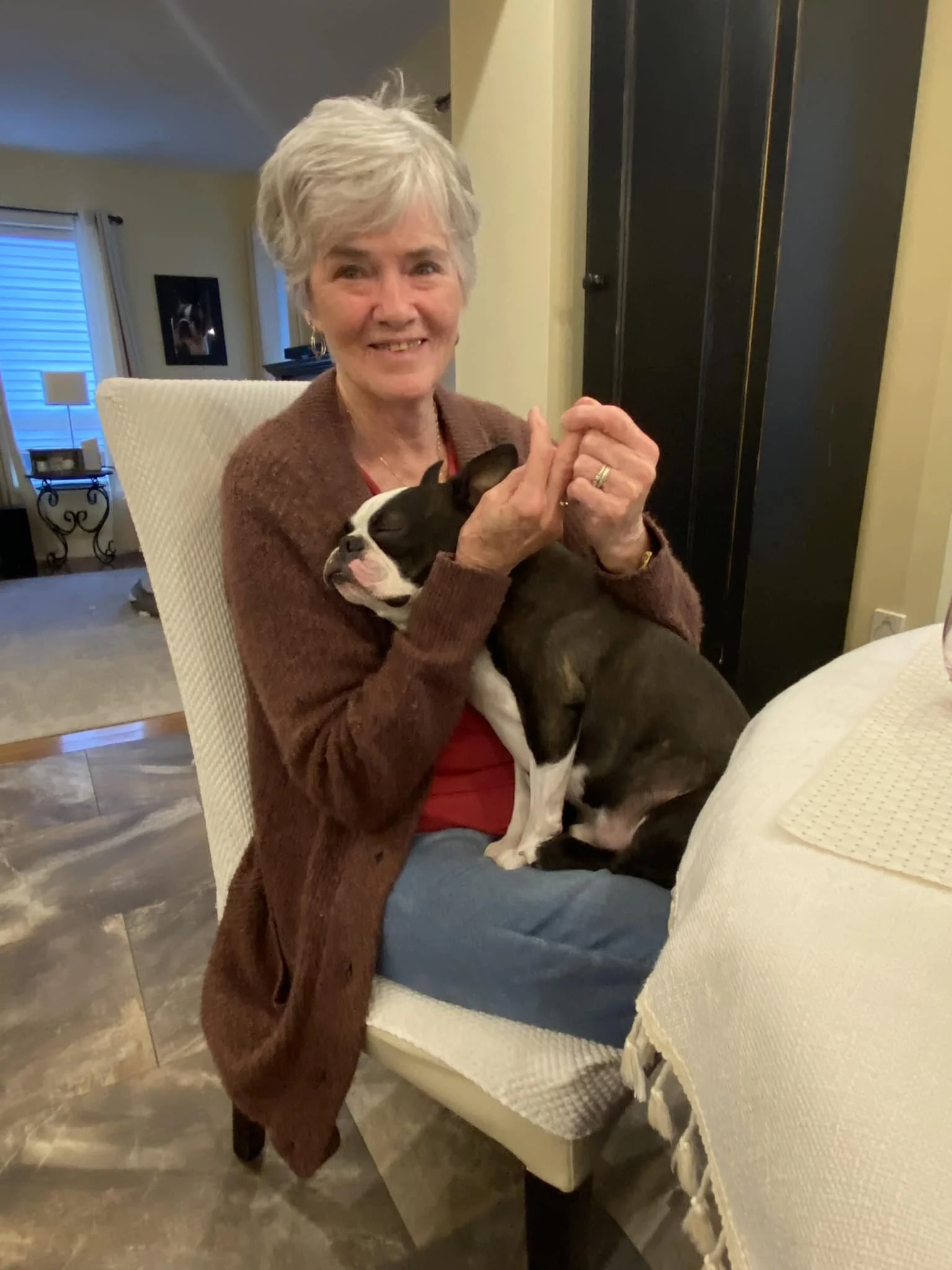 Chad getting/giving cuddles on Mother&rsquo;s Day. ❤️