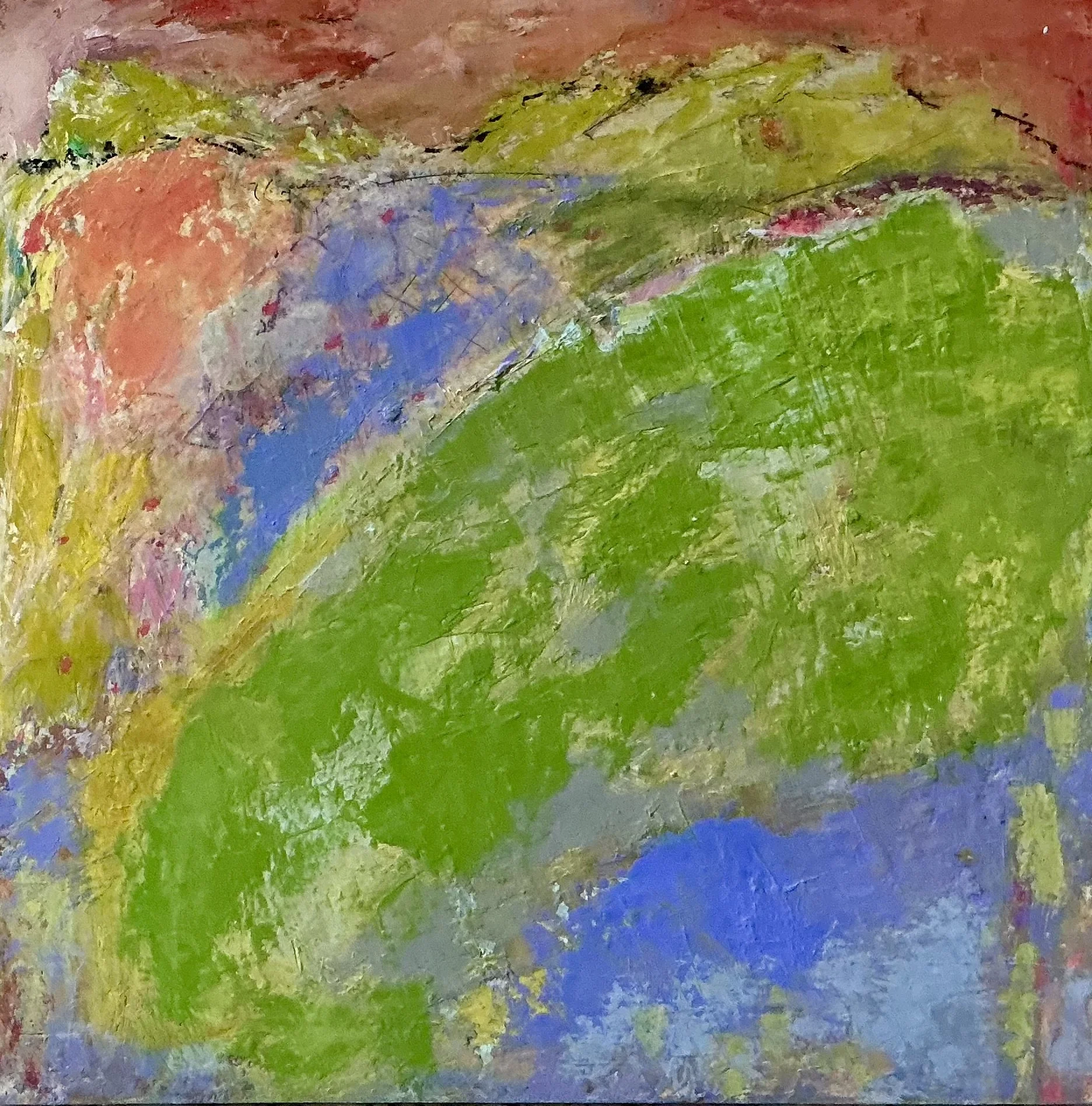 Sublime | 18” x 18” | Oil & Wax on birch panel | Available to view/purchase at Currents Gallery