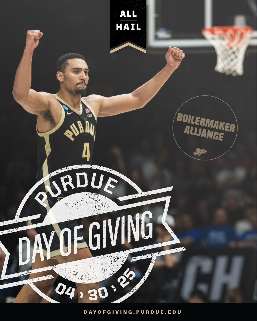 From Ross-Ade to Mackey and every stadium or course in between, we show up.�On April 30, let’s show out.�Support NIL done the Purdue way. 🚂 #BoilerUp #PurdueDayOfGiving #BoilermakerAlliance
