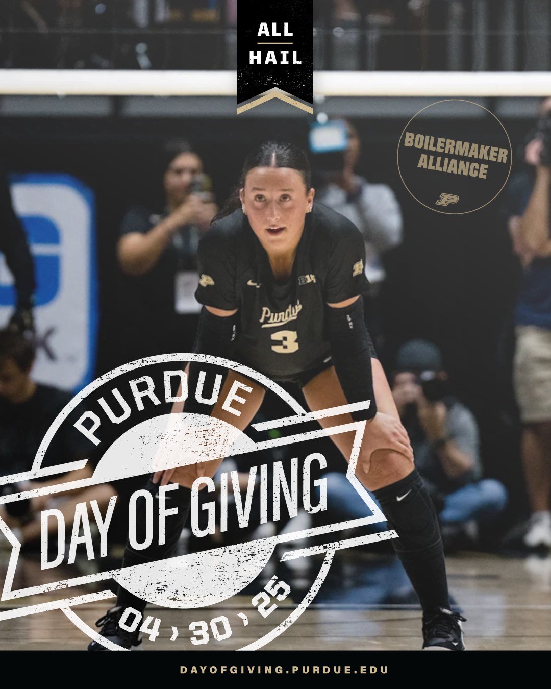 We cheer. We rally. We rise.�Now, it’s time to give back.�Support Boilermaker Alliance on April 30 and champion the athletes who wear the Black & Gold. 🏅🚂#PurdueDayOfGiving #BoilerUp #BoilermakerAlliance