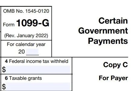 How to handle a 1099-G form – and a request for help! — Taking Care of ...