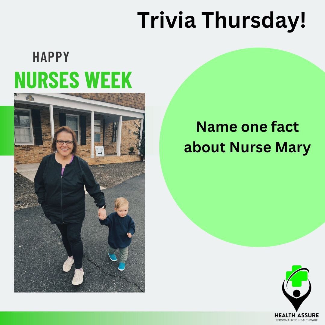 It's Trivia Thursday Time!
 
Trivia Thursday on nurses week only means for one thing! The question being asked has to be around our wonderful Nurse Mary!

On Sunday we made a post about Mary and it stated some fun facts about her! Today all you need 