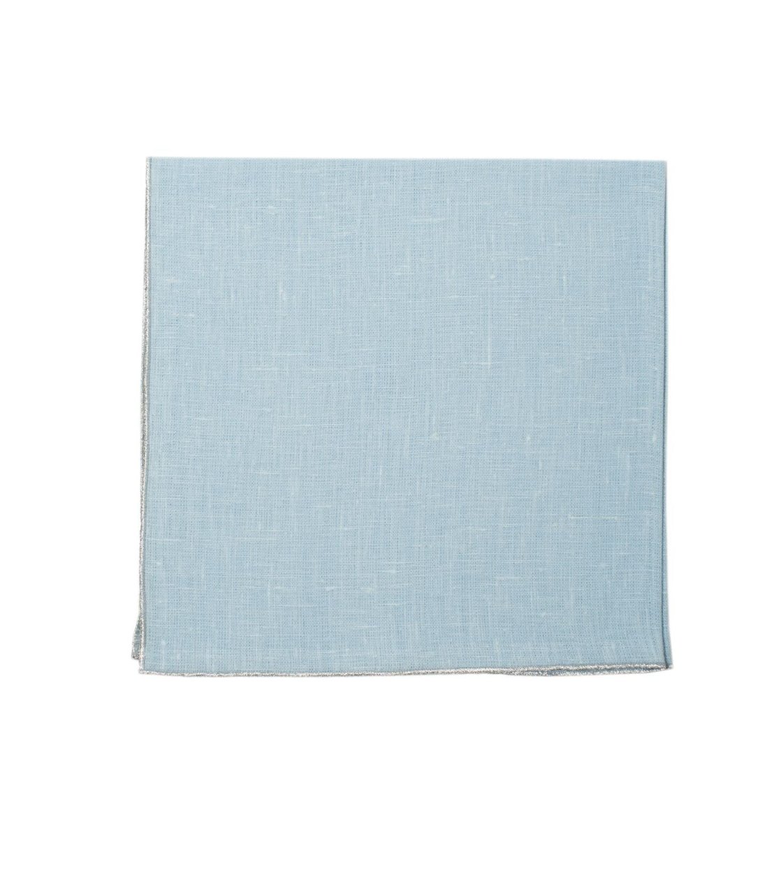 Blue & Silver Trim Napkin