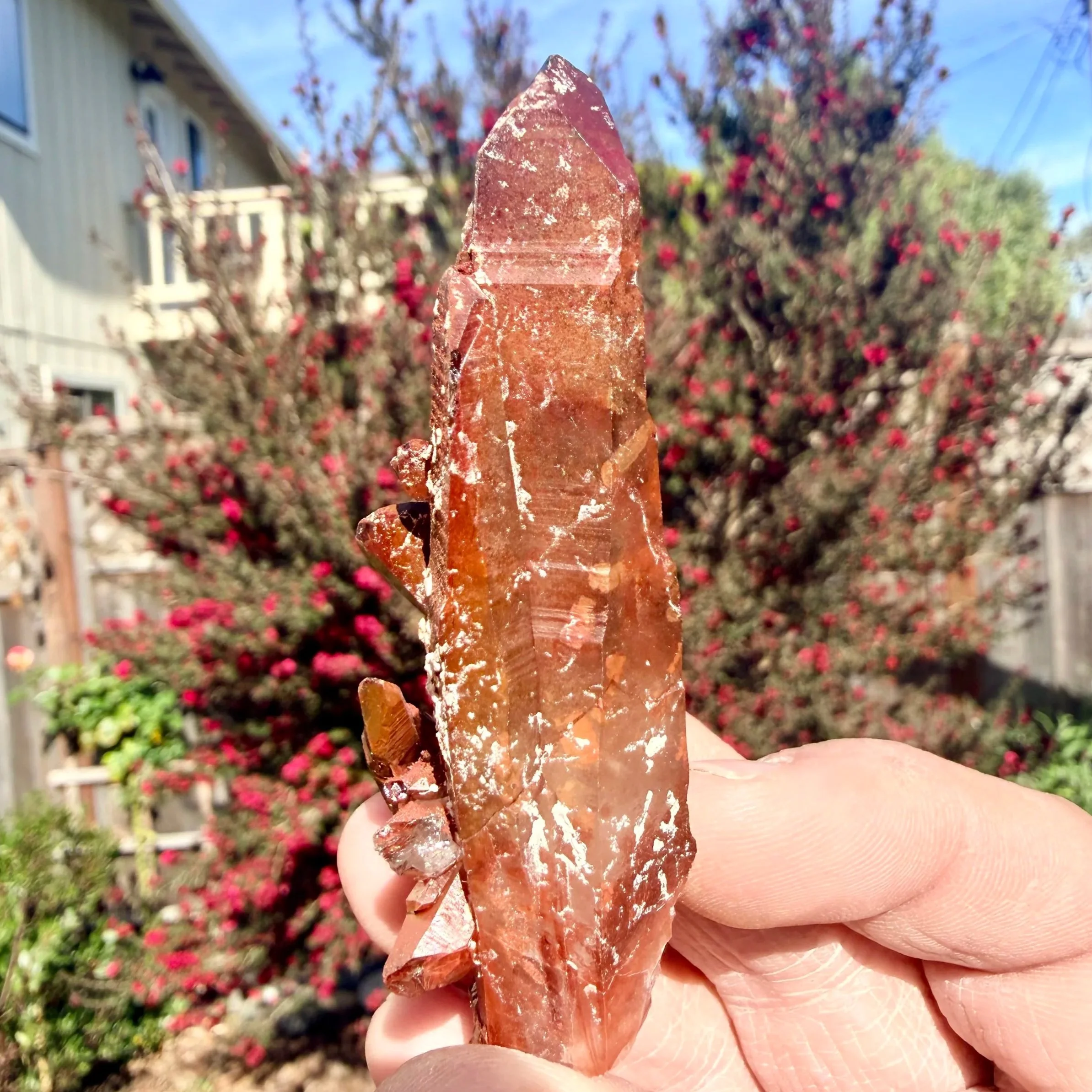 Fire Quartz Cluster