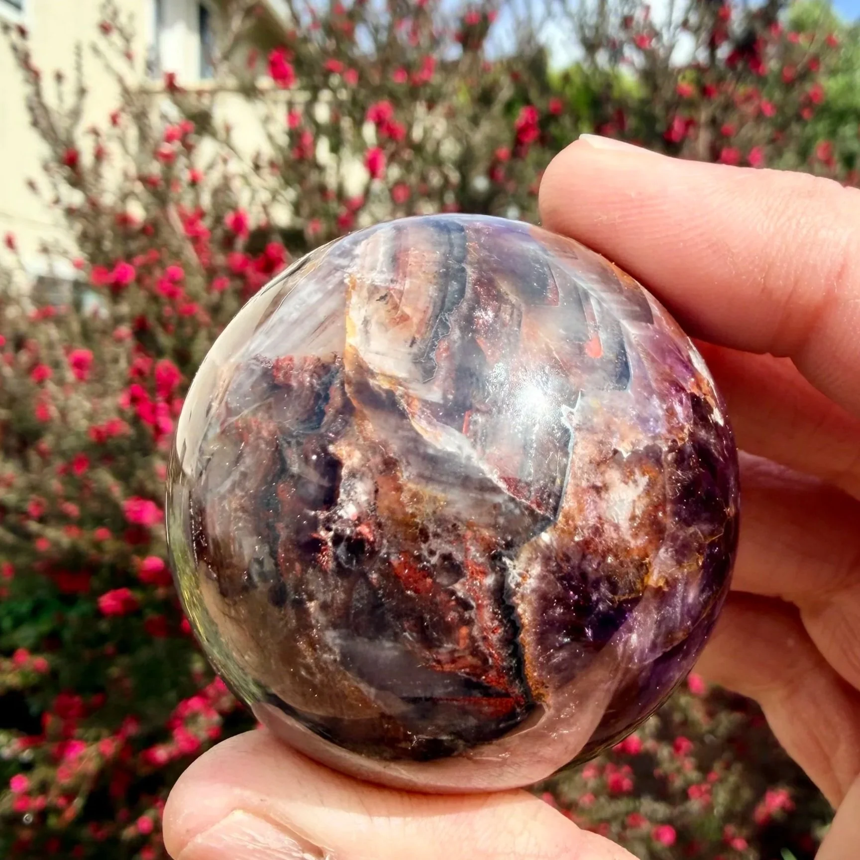 Alien Amethyst Sphere