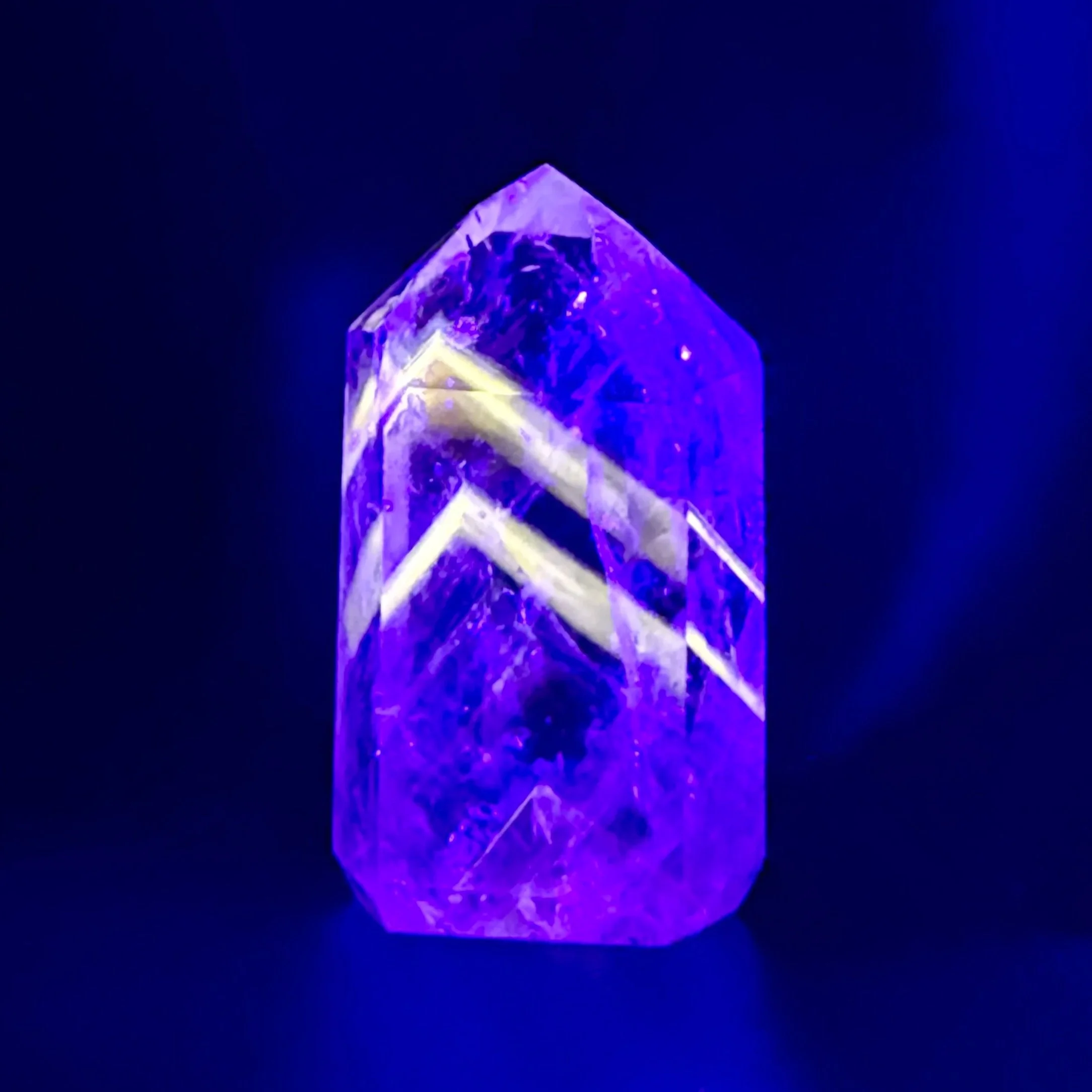 Phantom Quartz with Powellite