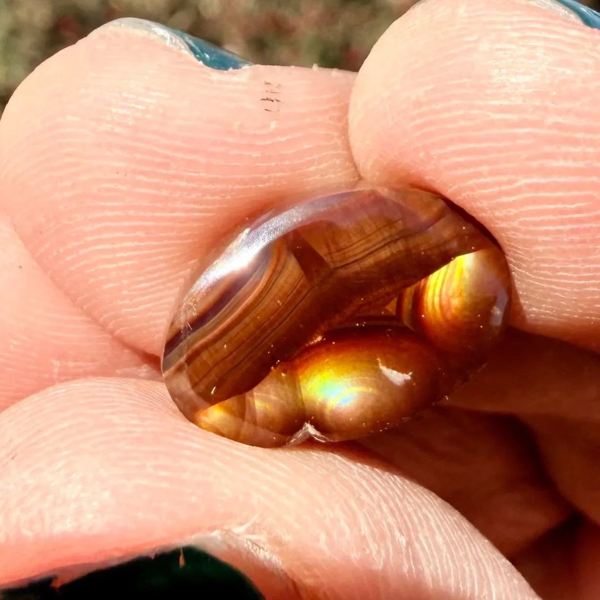 Fire Agate Cabochon