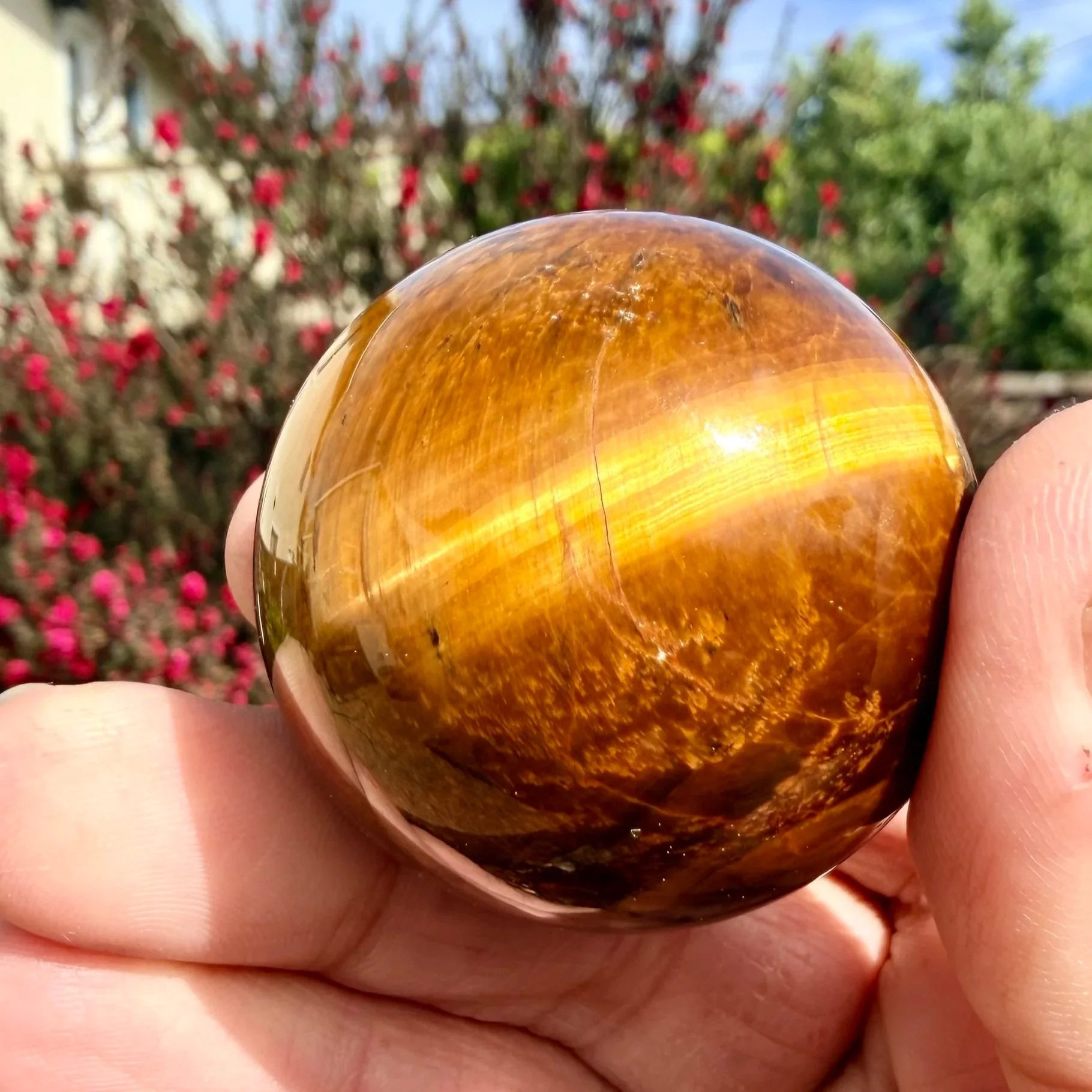 Tiger's Eye Sphere