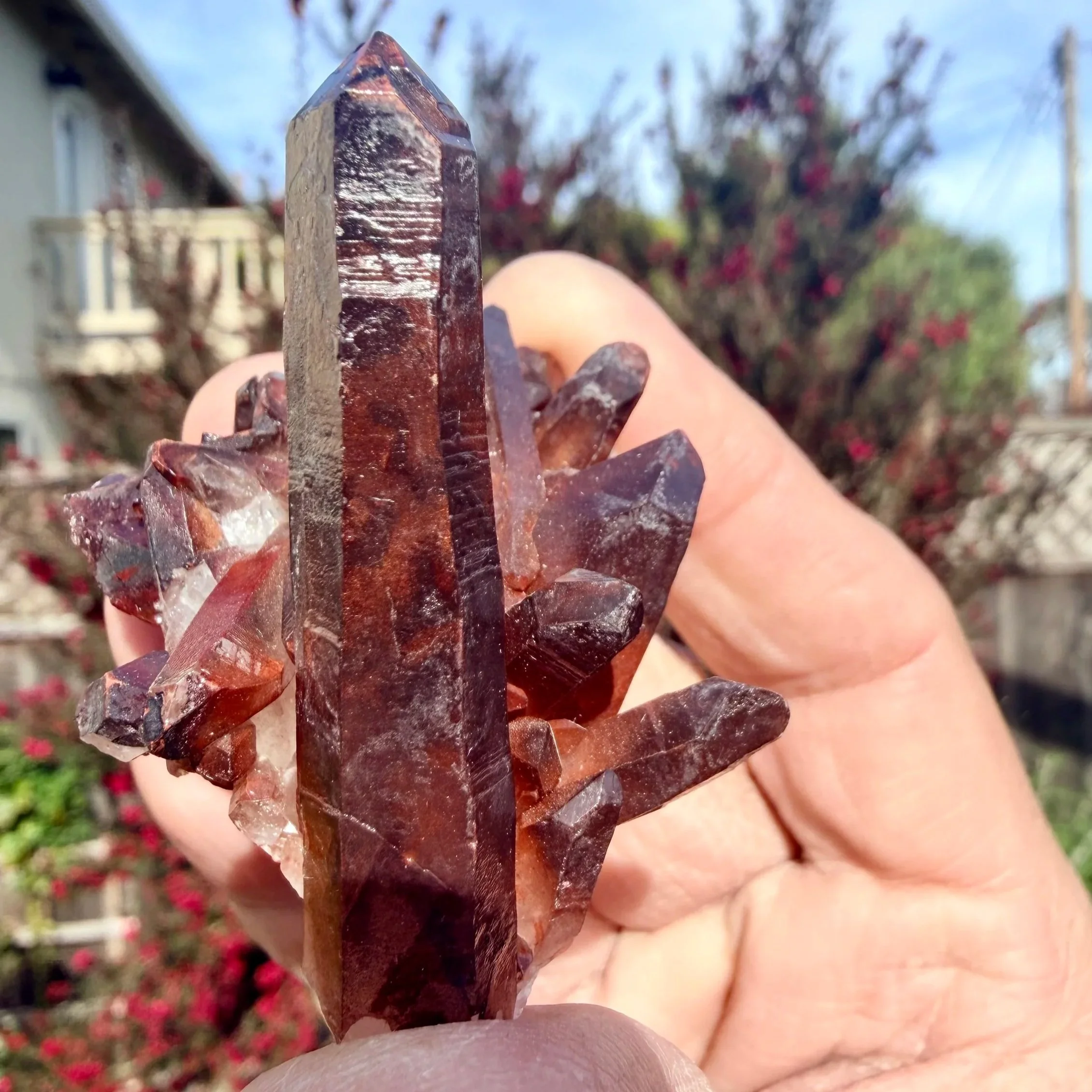 Fire Quartz Cluster