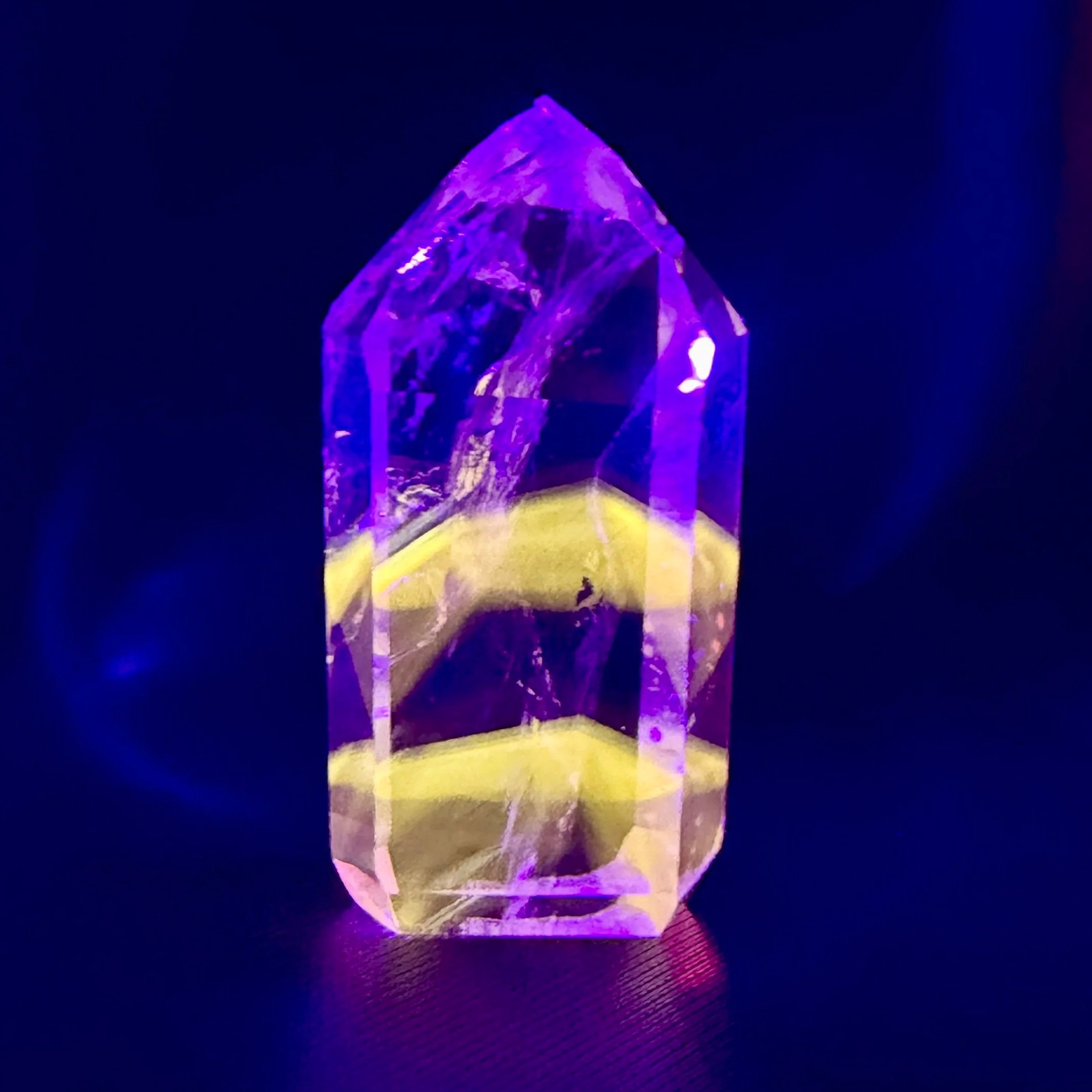 Phantom Quartz with Powellite
