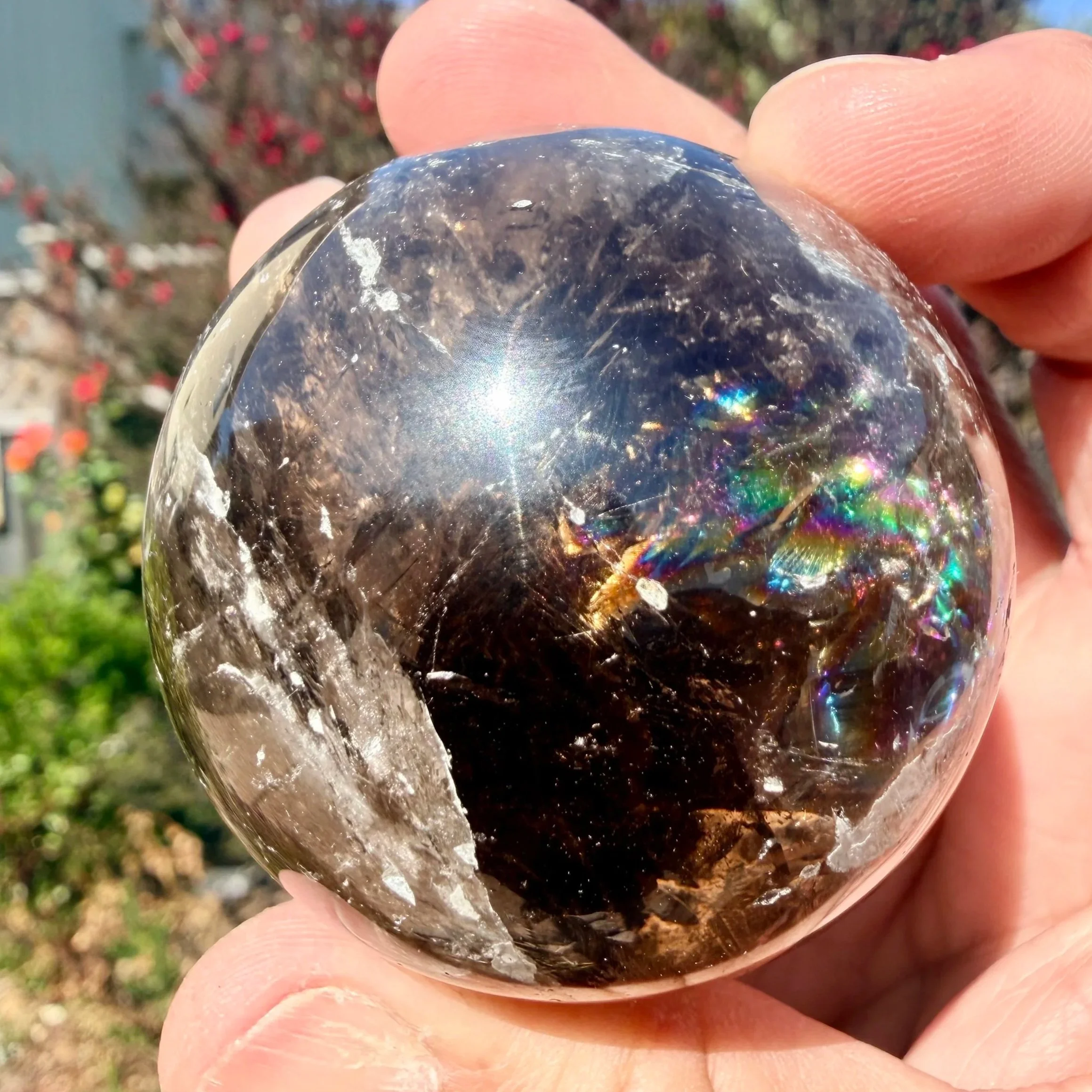 Smoky Quartz Sphere