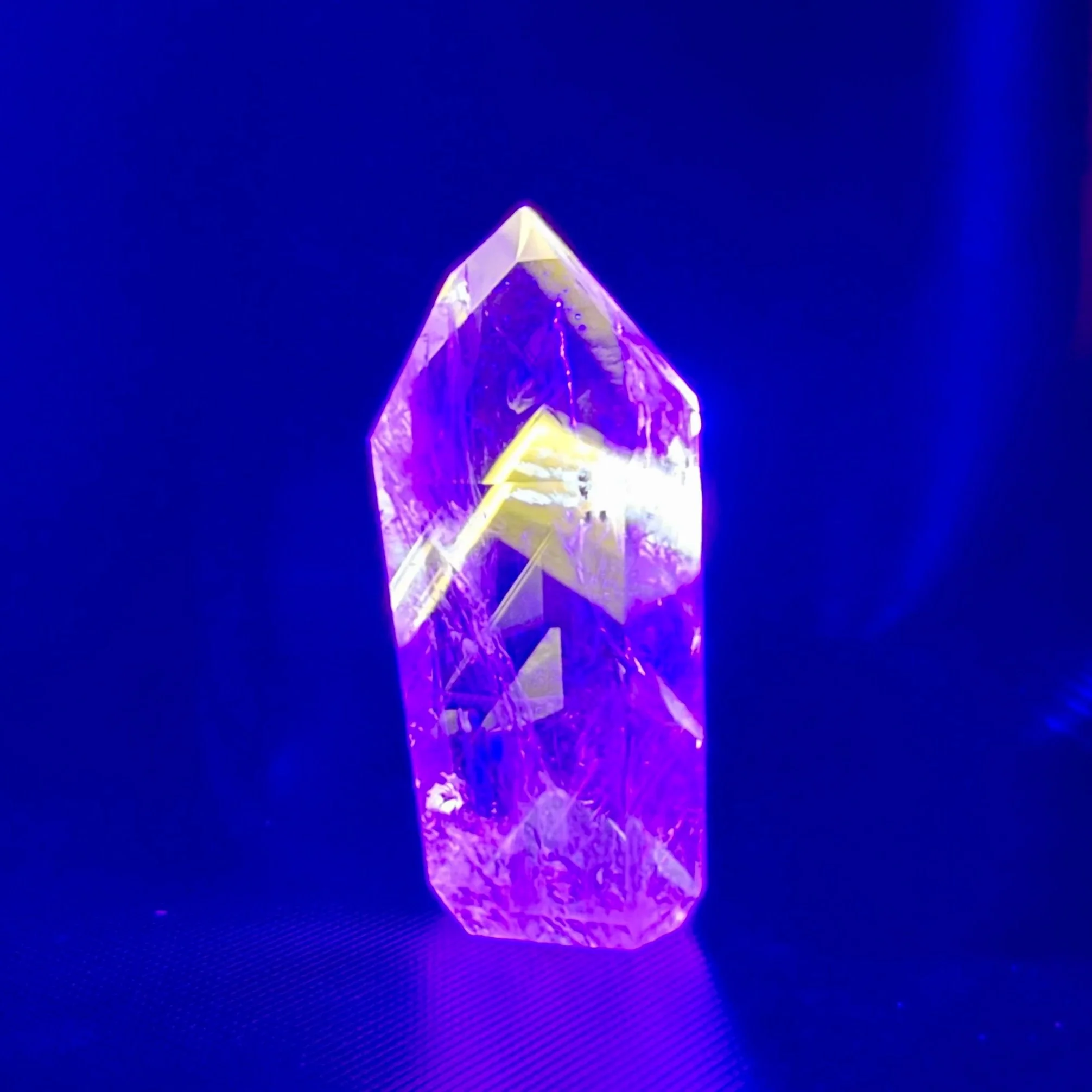 Phantom Quartz with Powellite