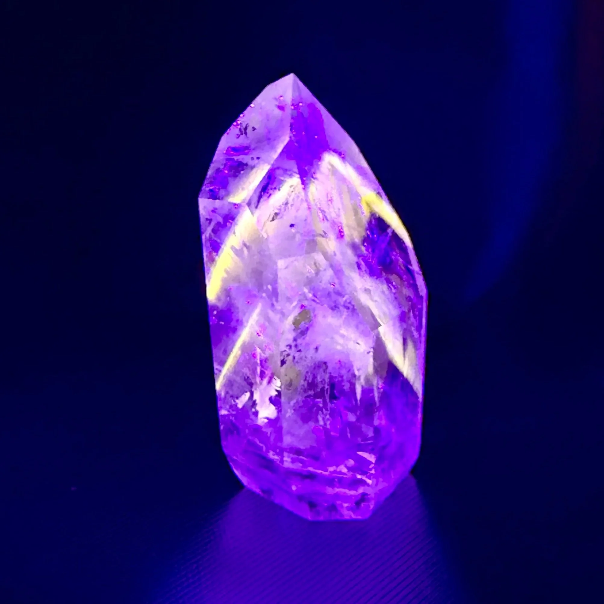 Phantom Quartz with Powellite