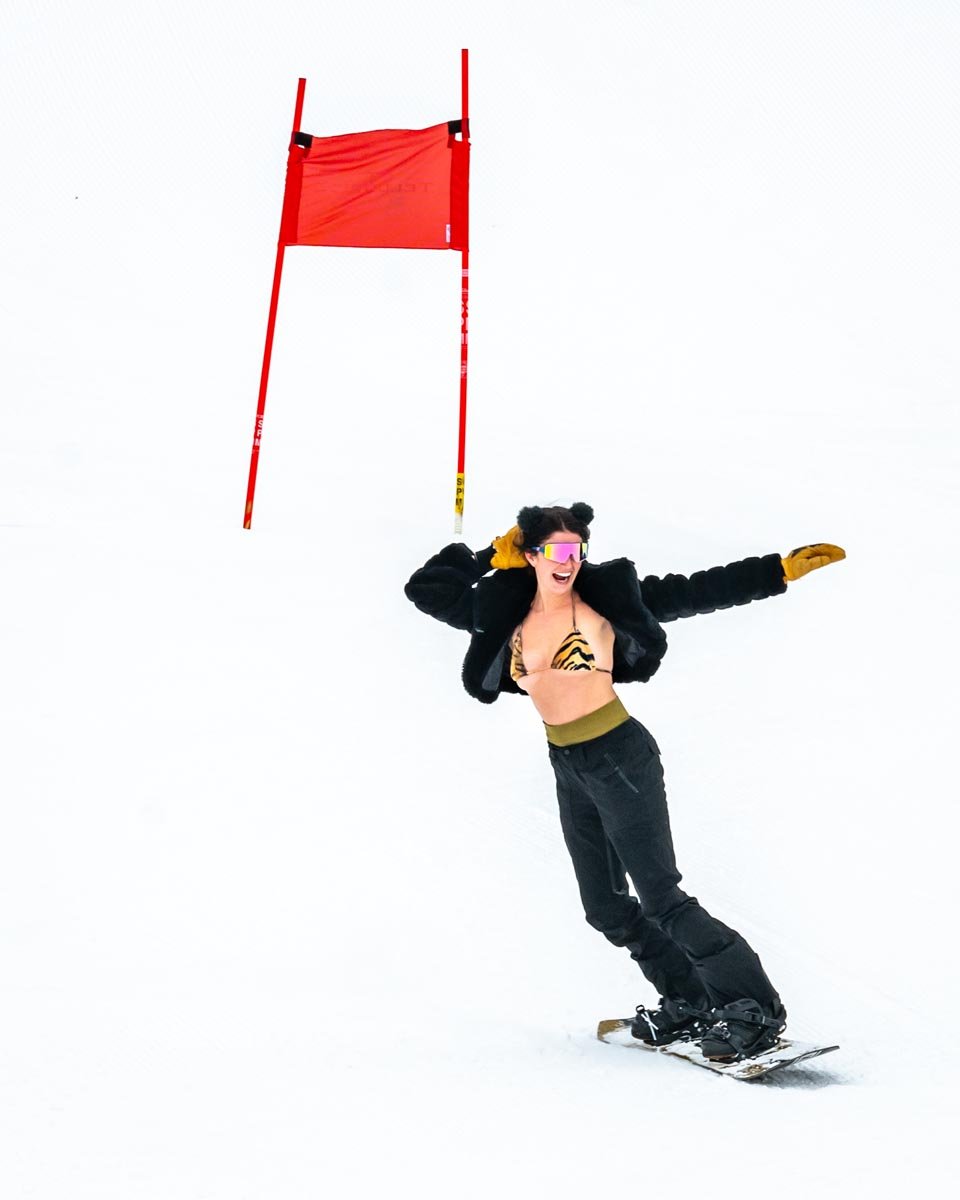 Costume ski race at Winter Rendezvous (Vermont Gay Ski Week) last weekend!  : r/gaybros
