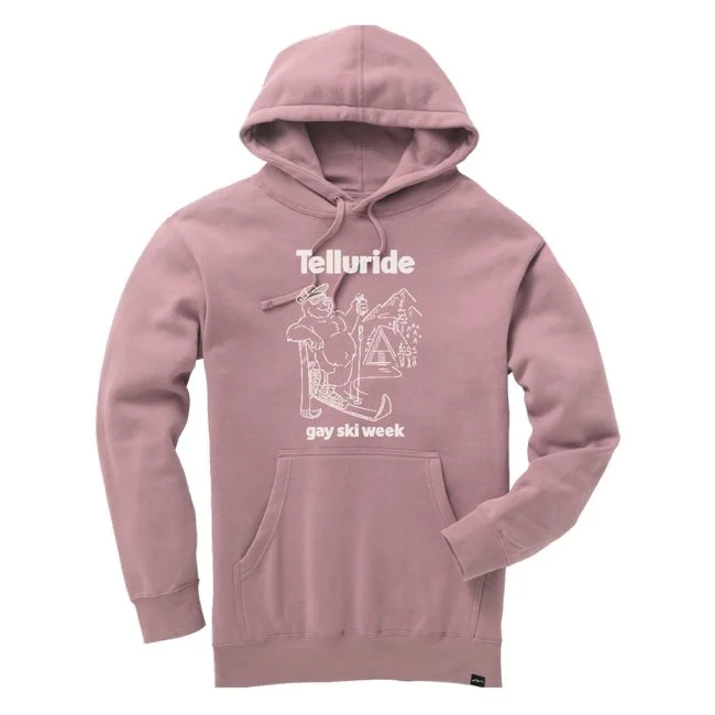 Desert Blush Cabin Bear Pullover Hoodie