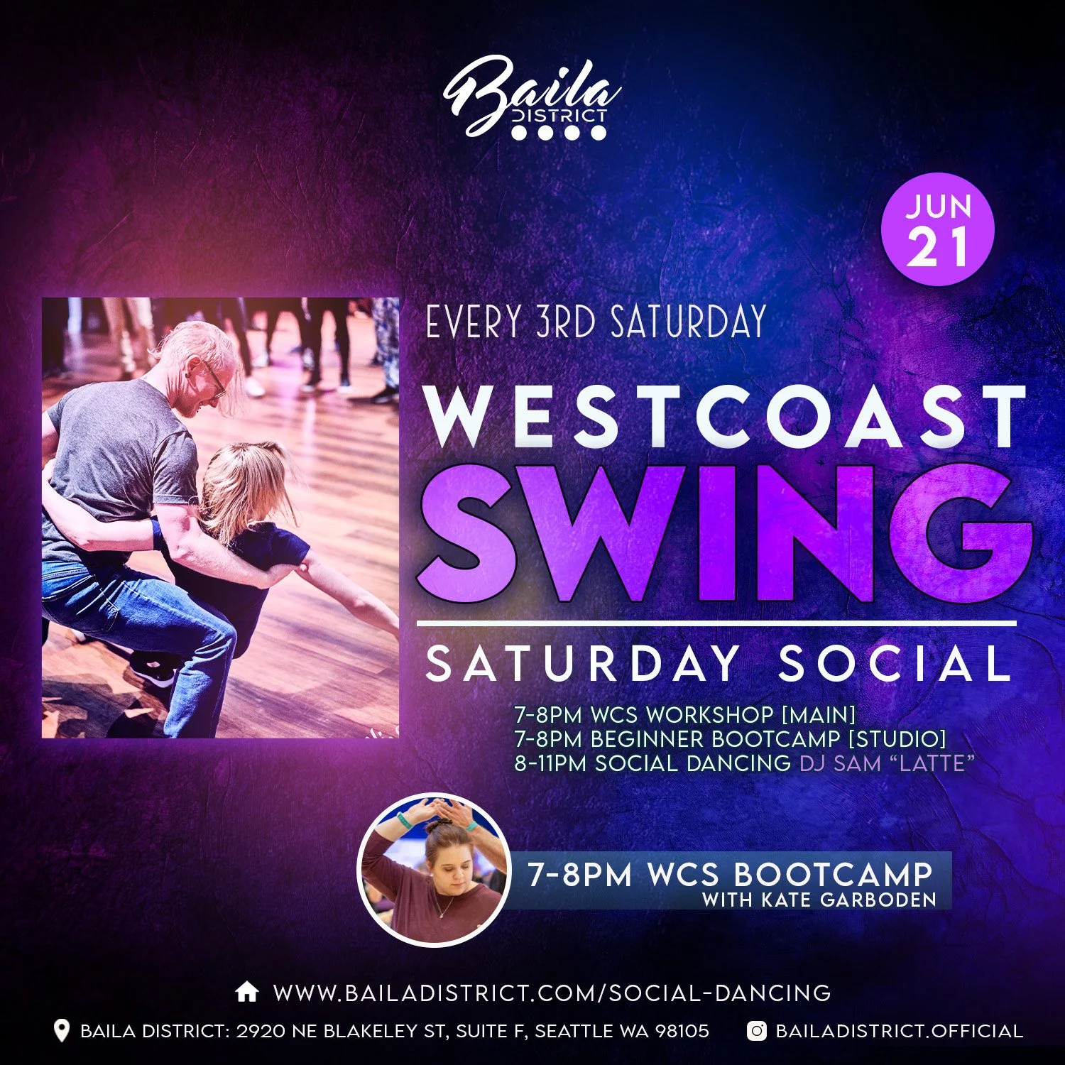 Westcoast Swing Monthly Social