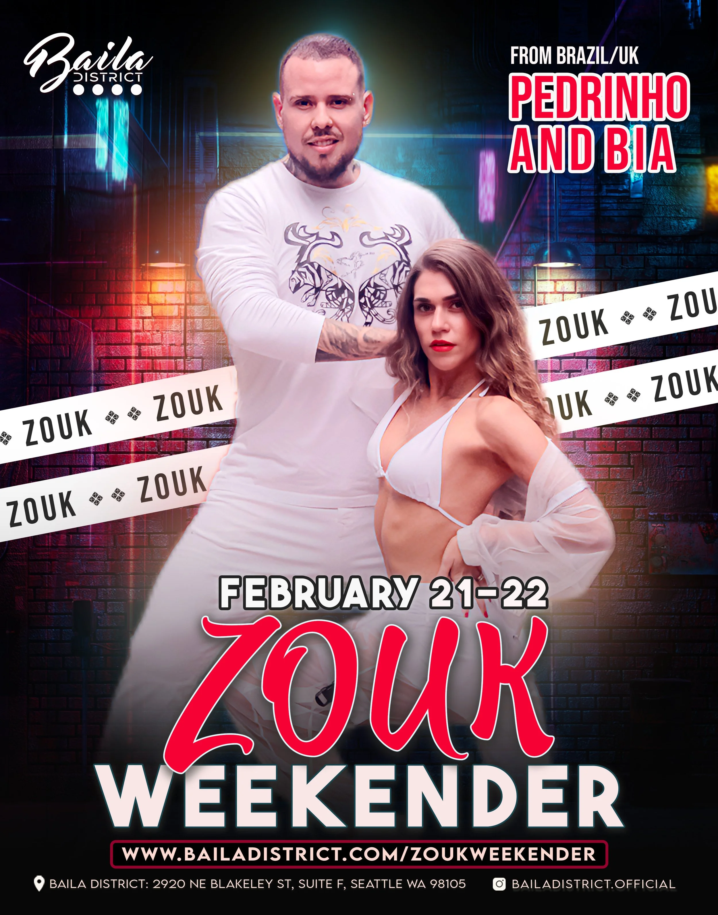 Zouk Weekender with Pedrinho &amp; Bia