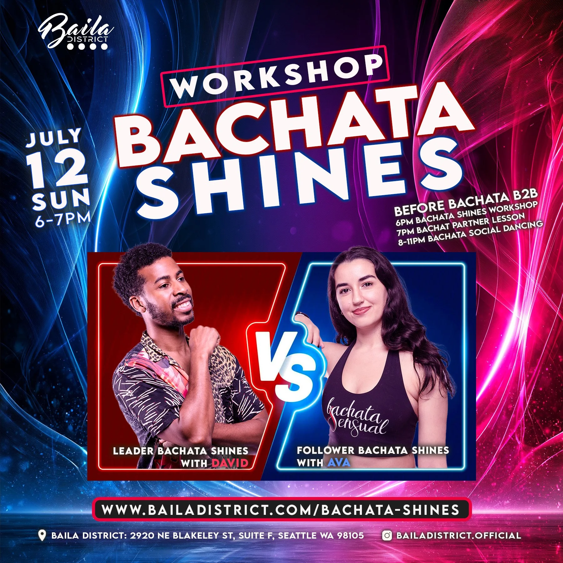 Bachata VS Shines Workshop