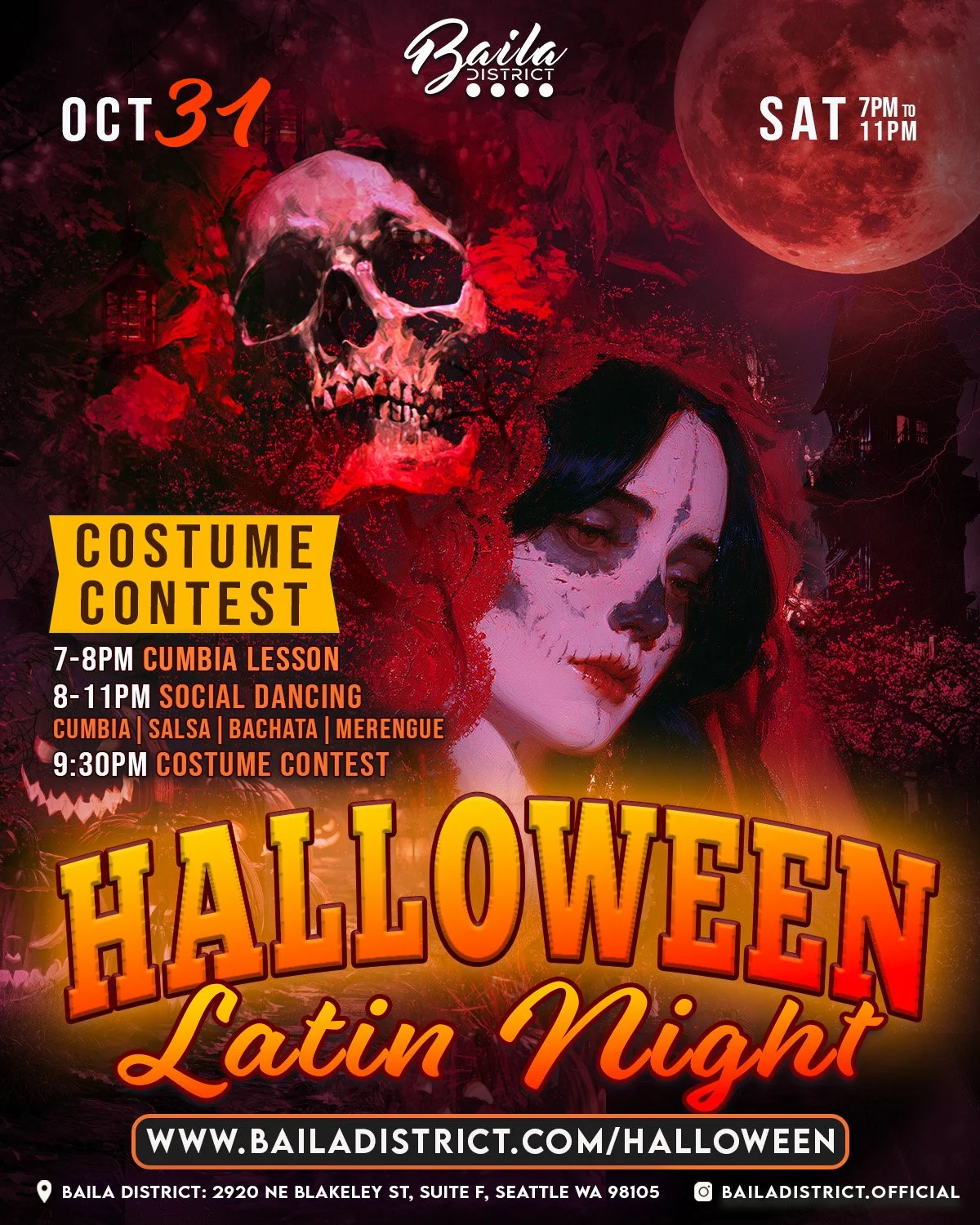 Halloween Latin Night