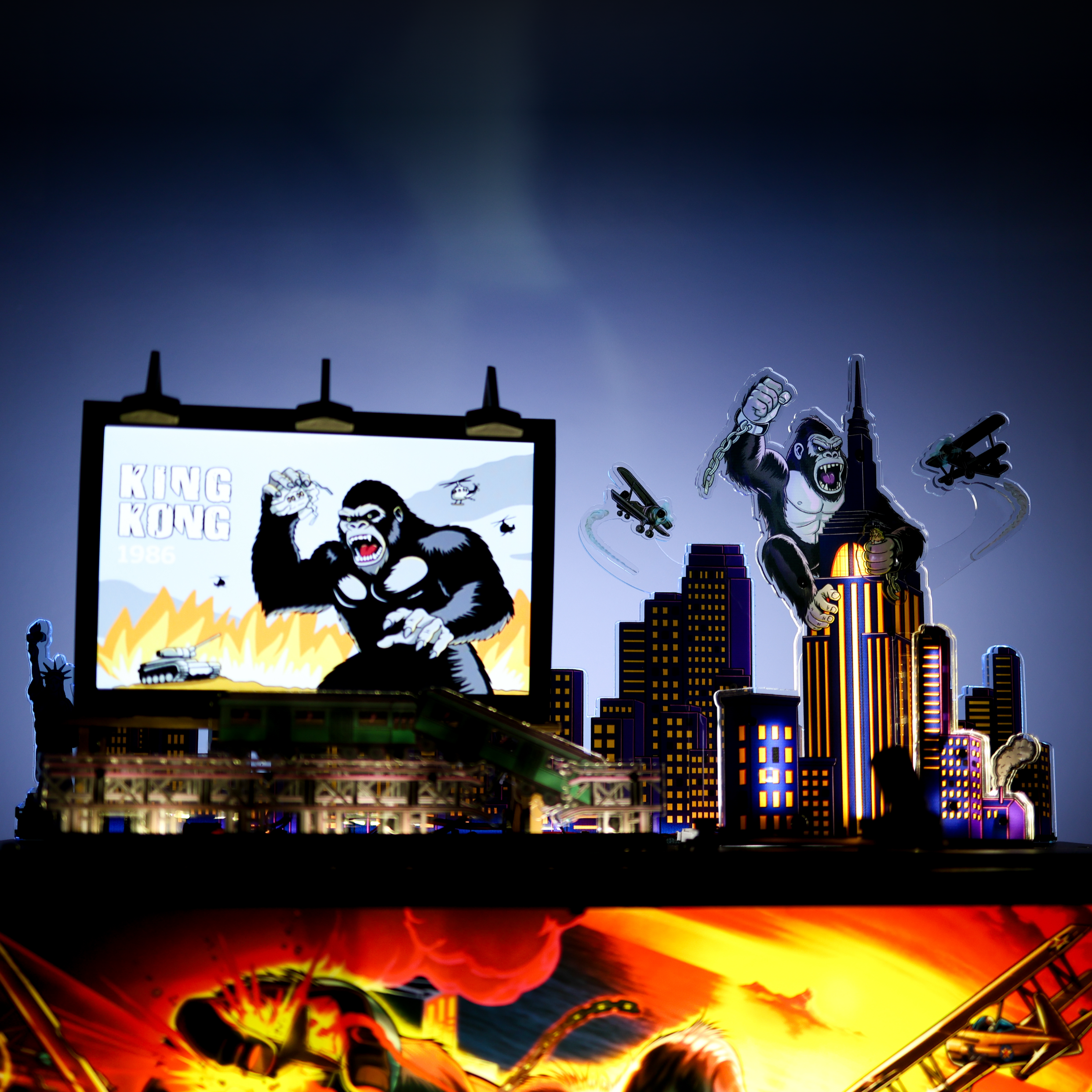 King Kong "8th Wonder" Pinball Topper