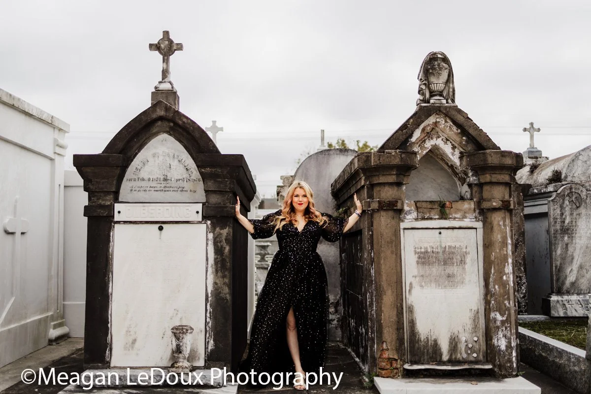 New Orleans Cemetery Photoshoots | Gothic &amp; Halloween Portraits