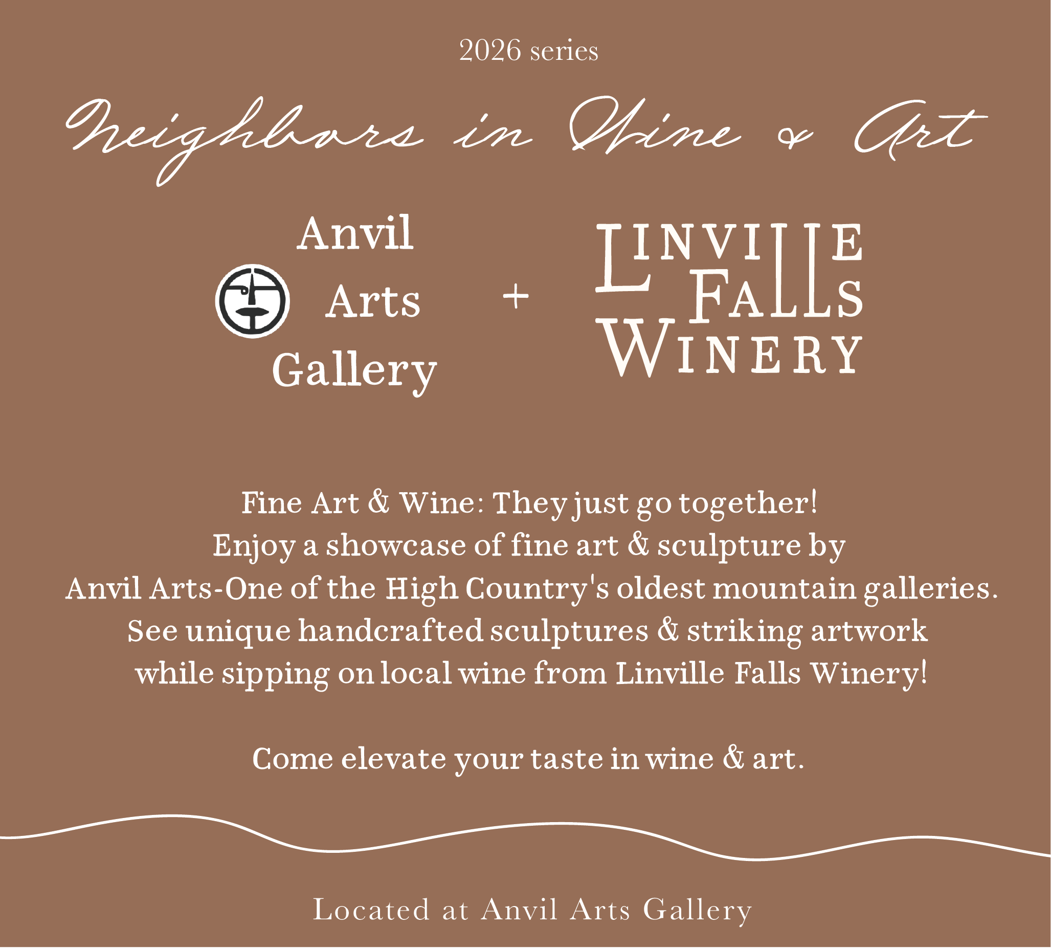 Neighbors in Wine &amp; Art: at Anvil Arts Gallery