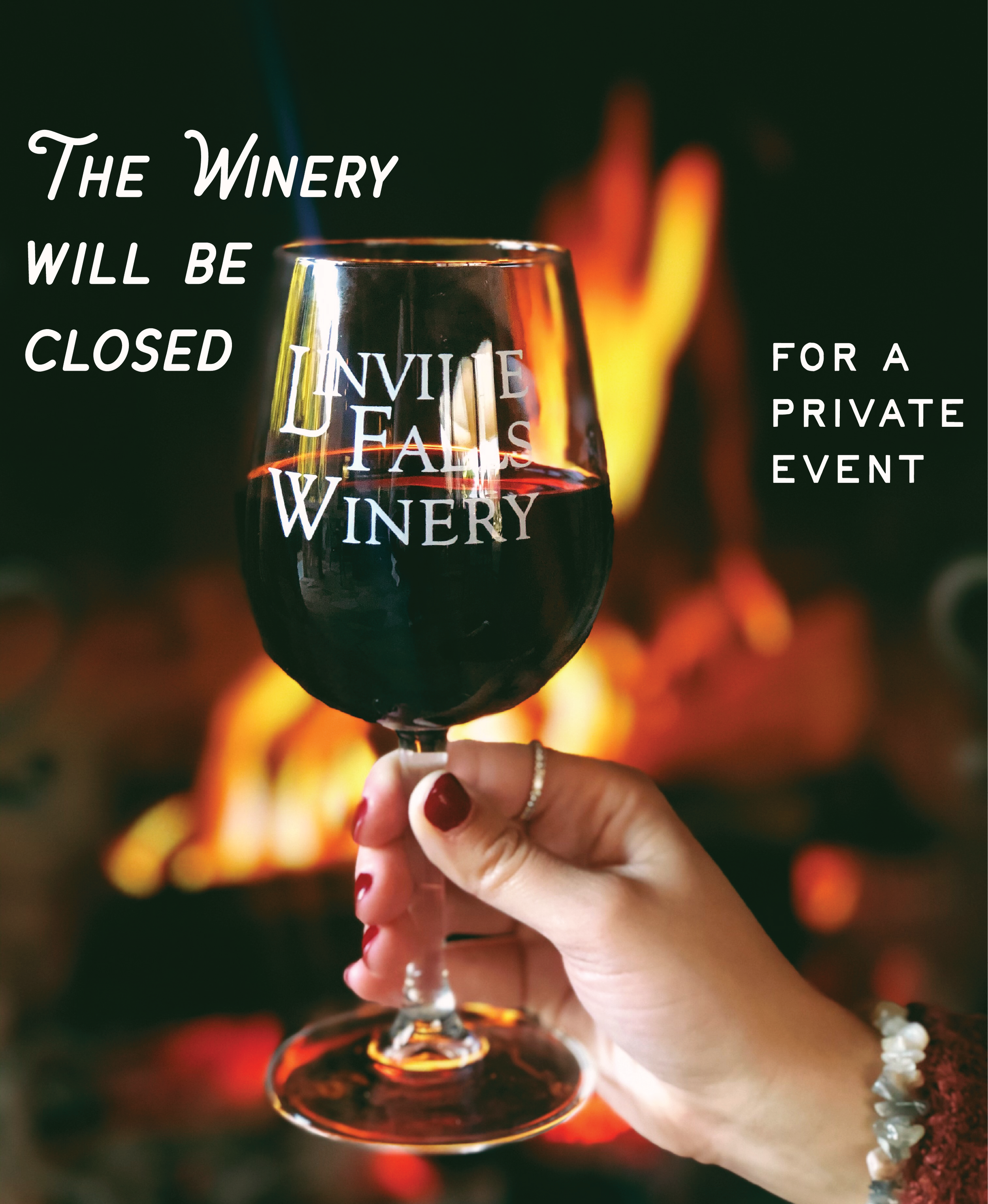 Winery is Closed For a Private Wine Club Event!
