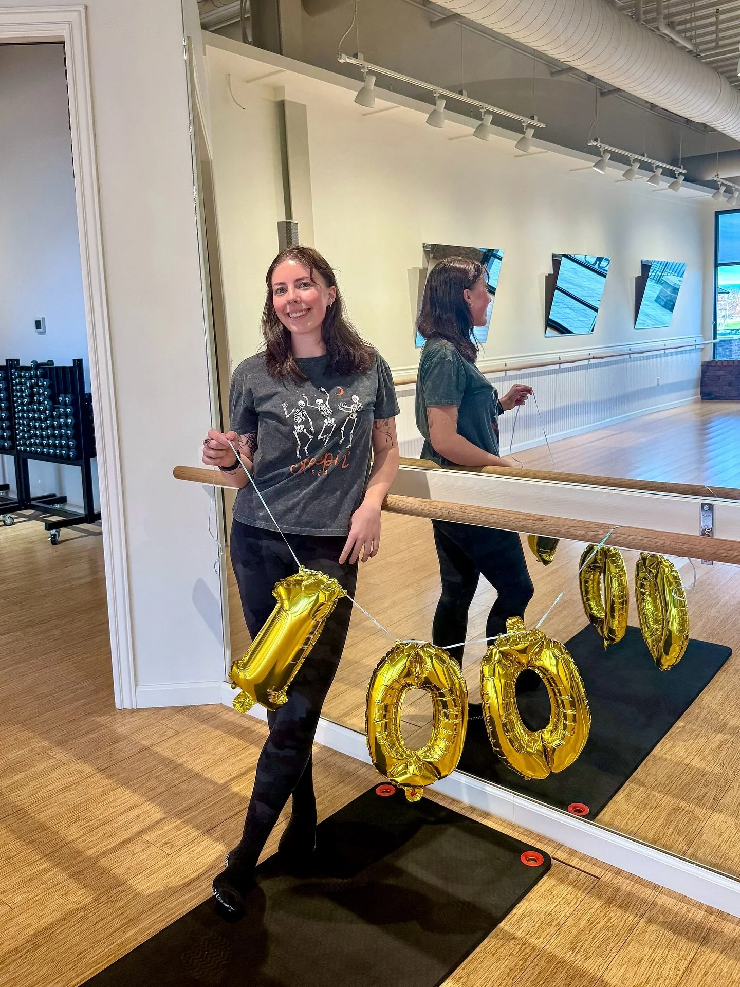 Who doesn’t love a theme class AND a major milestone?! 🎉 We’re celebrating 100 empowering classes taught by our amazing instructor, Rielyn! One of the quickest to reach this mark, she brings her whole heart, contagious hype, and authenti