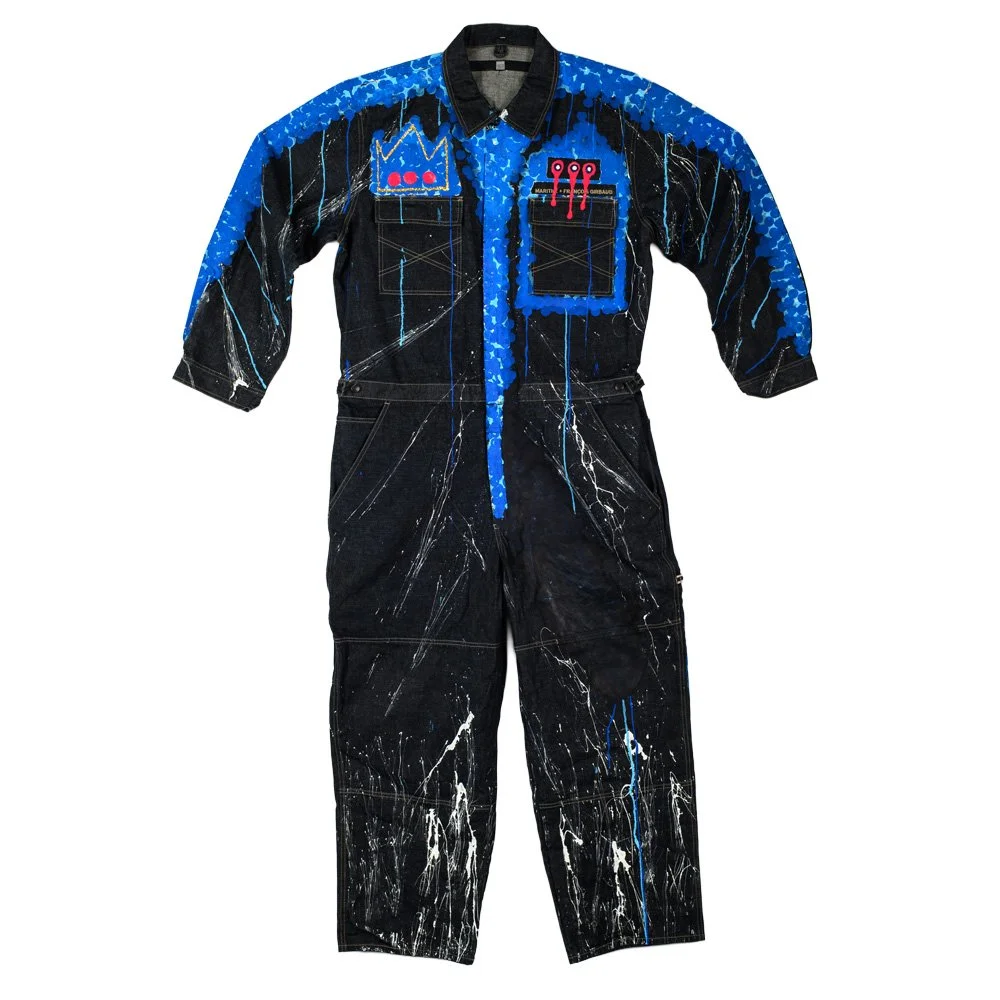 I AM LOVE CAMO JUMPSUIT (Blue)