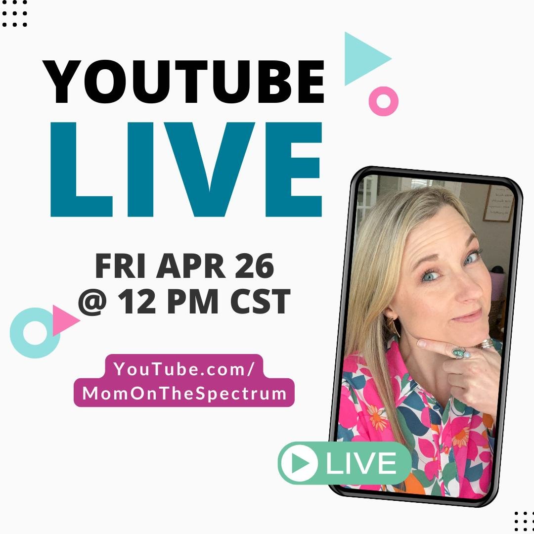 It's been a while! Let's chat. What's been on y'alls minds lately? 🧠 What should we talk about? Let me know in the comments. 👇

See you Friday, April 26 at 12 PM CST.

🎥 youtube.com/momonthespectrum

#autism #audhd #audhdmom #momonthespectrum #adh