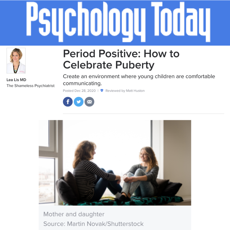 Period Positive: How to Celebrate Puberty